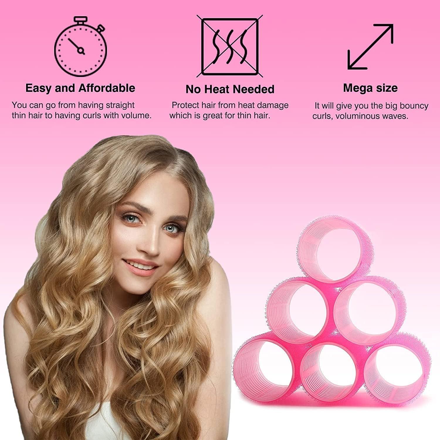 Heatless Curls Best Velcro Rollers For Volume Long Hair Best No