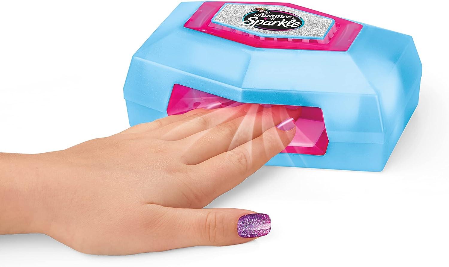 Shimmer'n Sparkle Ultimate Glitter Nail Designer Kit with Polish