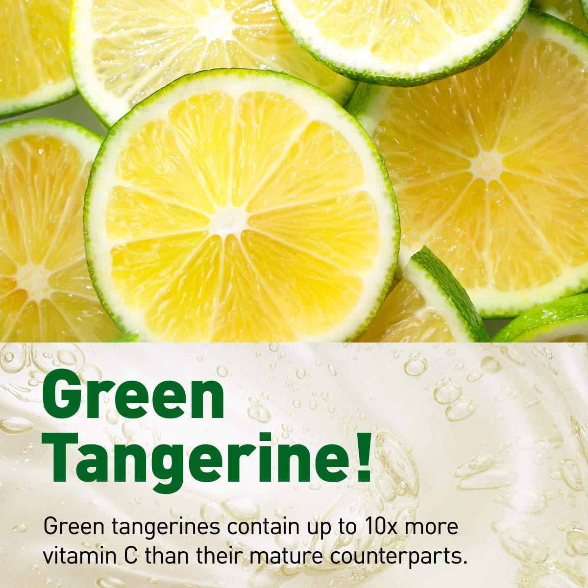 Goodal Green Tangerine Vitamin C Skincare Set for Sensitive Skin 3Step Kit with Facial Serum