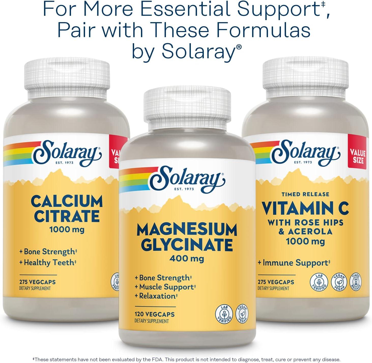 Solaray Magnesium and Potassium Asporotates w/Bromelain Healthy