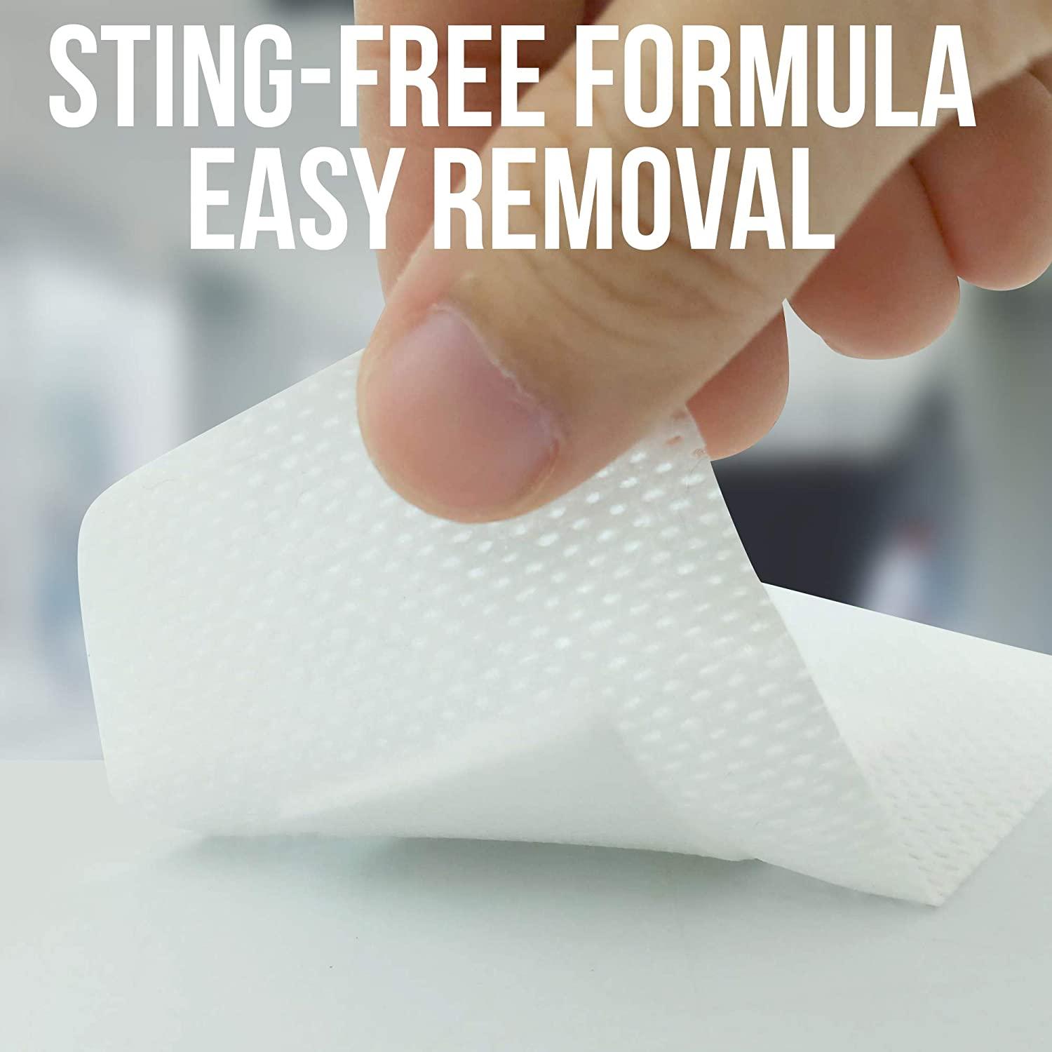 JJ CARE Adhesive Island Dressing [Pack of 25], 4x4 Sterile Bordered