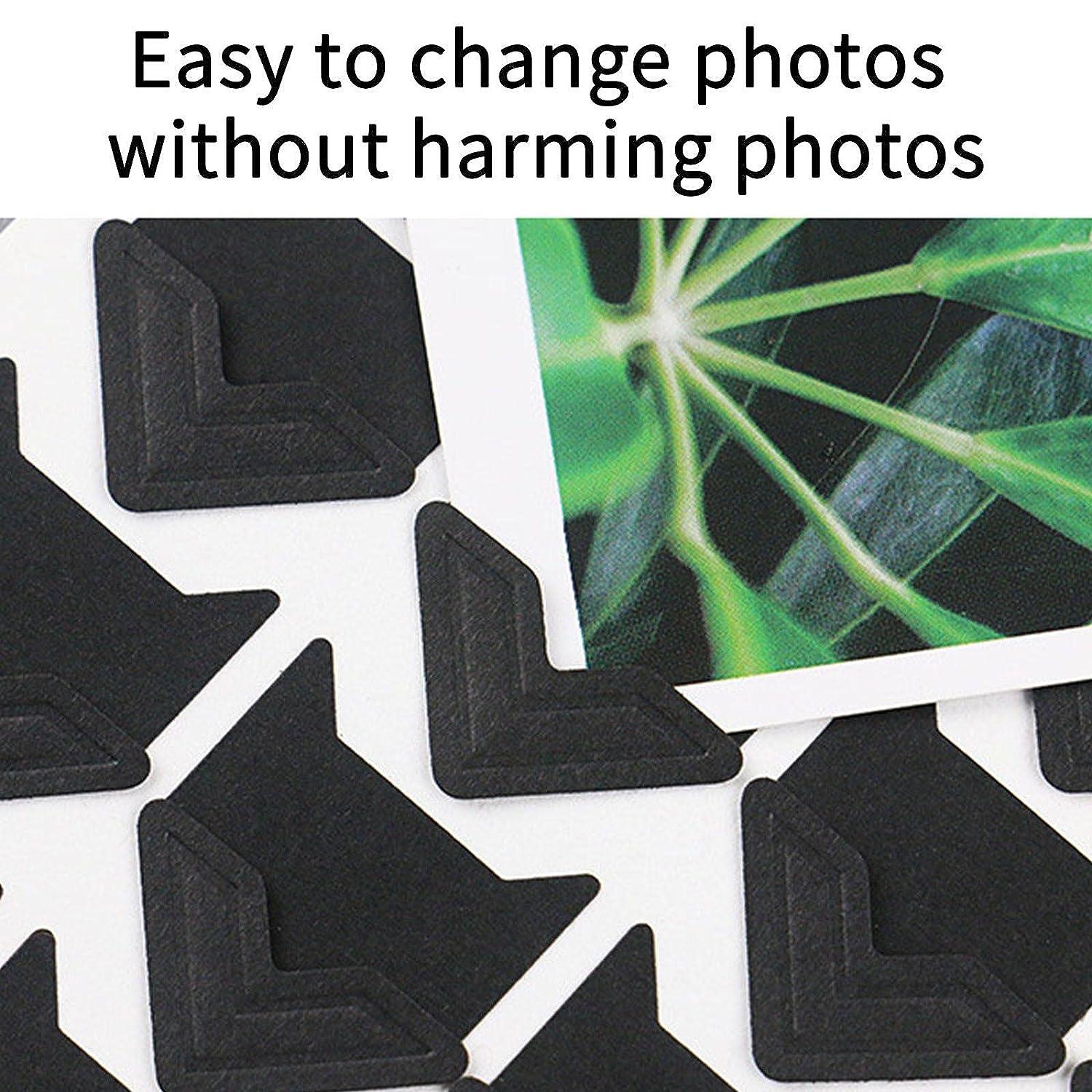 ZUER Scrapbooking Photo Mounting Corners 5 Sheets 120 Pcs Photo Corners