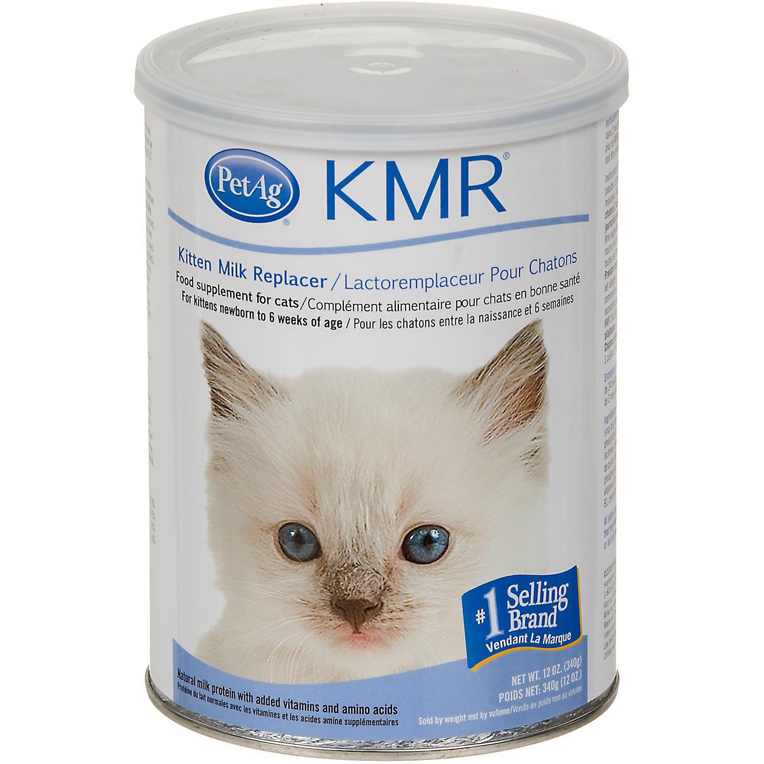 Pet Ag KMR Powder Kitten Milk Replacer 12 oz Pack of 2