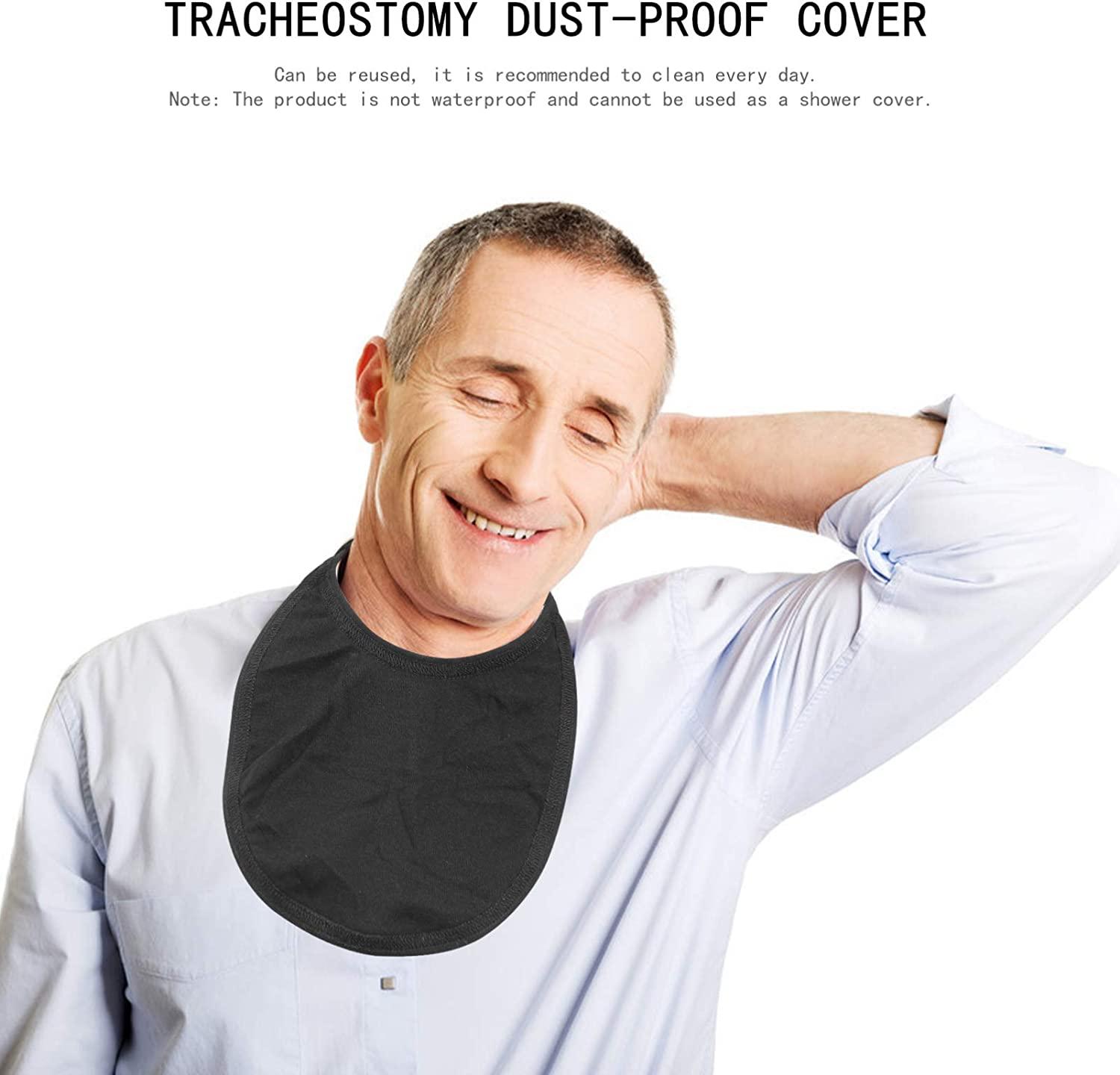 EXCEART 2pcs Tracheostomy Neck Stoma Protector Guard Breathable Cover
