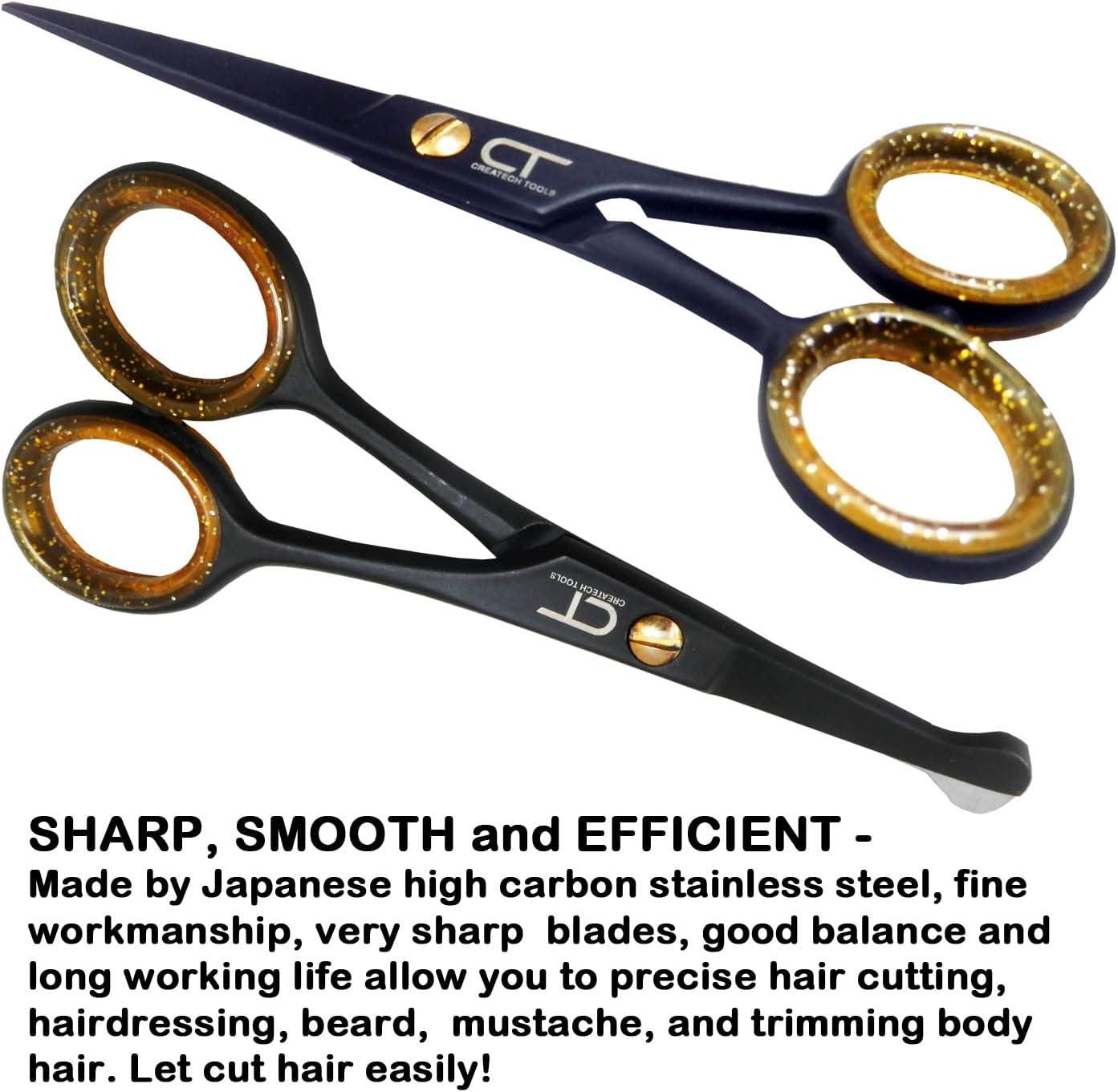 CT 4.5 Small Hair Scissors Set - Precision Beard Trimming for Men ...