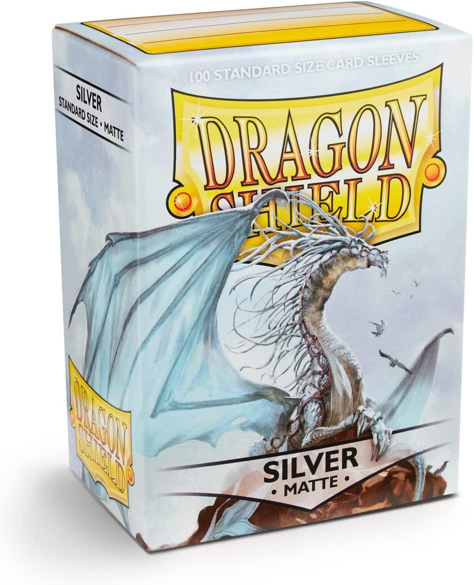 Dragon Shield Matte Silver Standard Size Sleeves 100CT - Smooth & Tough Card  Sleeves for Pokemon, Yugioh, Magic The Gathering - MTG, TCG, OCG | Buy Now  with Express International Delivery | GoSupps.com