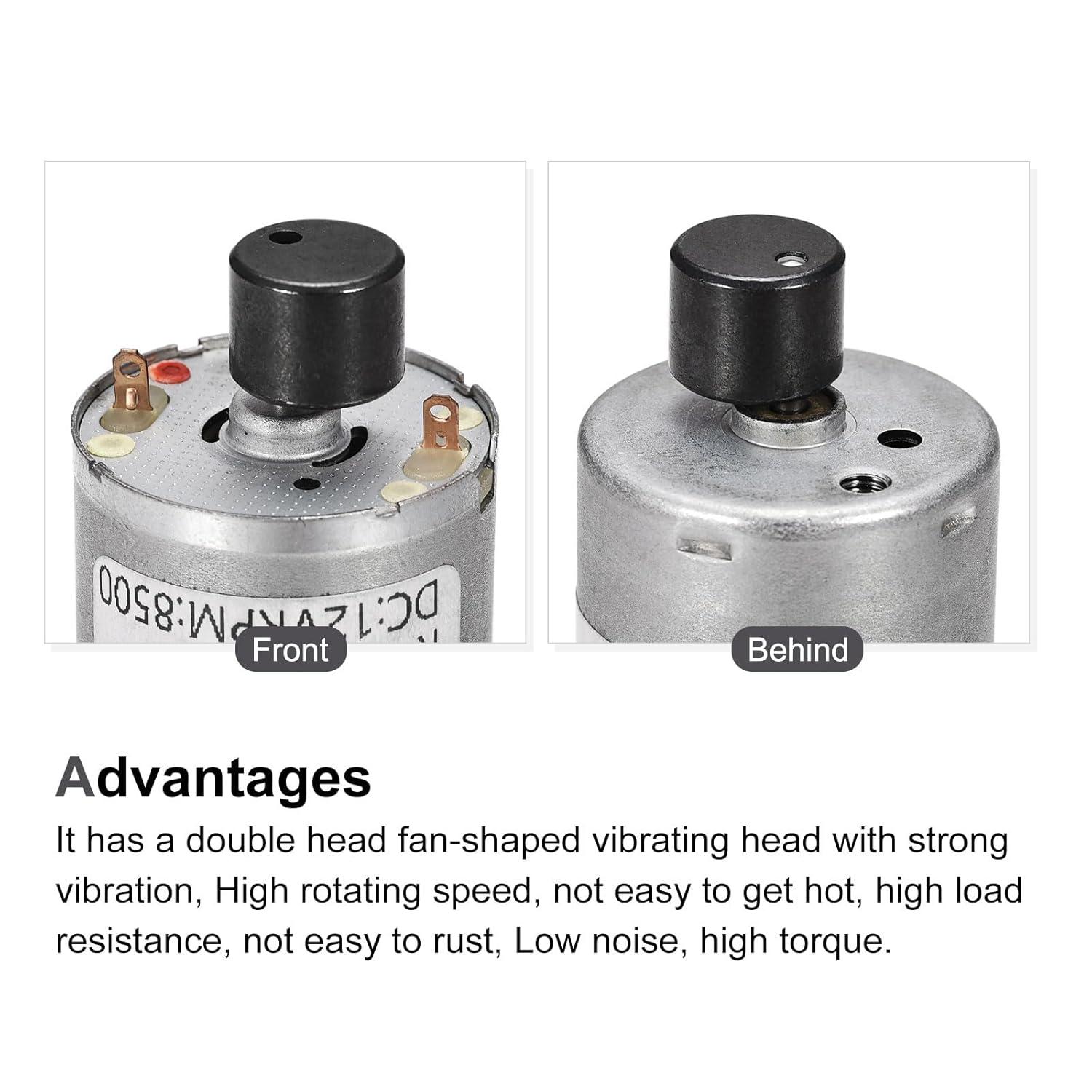 Buy Sourcing Map 2pcs Vibration Motor DC 6V 7500RPM - Strong Double Shaft  for DIY Massager | International Shipping | Buy Now with Express  International Delivery