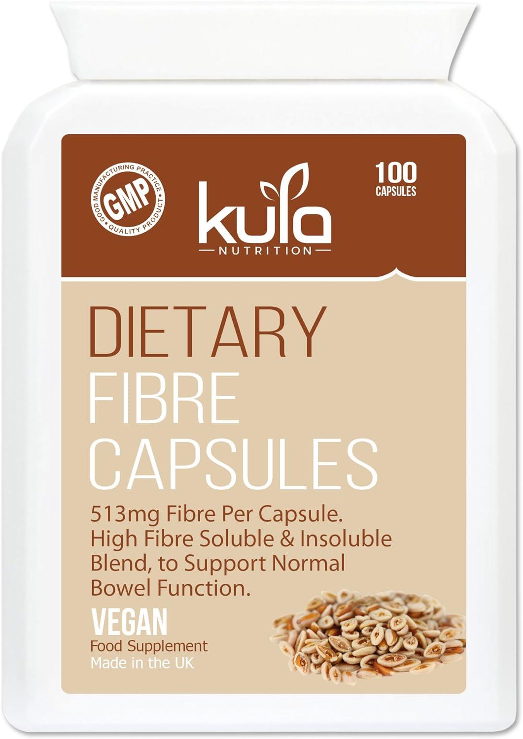 High Fibre Supplement (1026mg per Serving) 100 Vegan Capsules