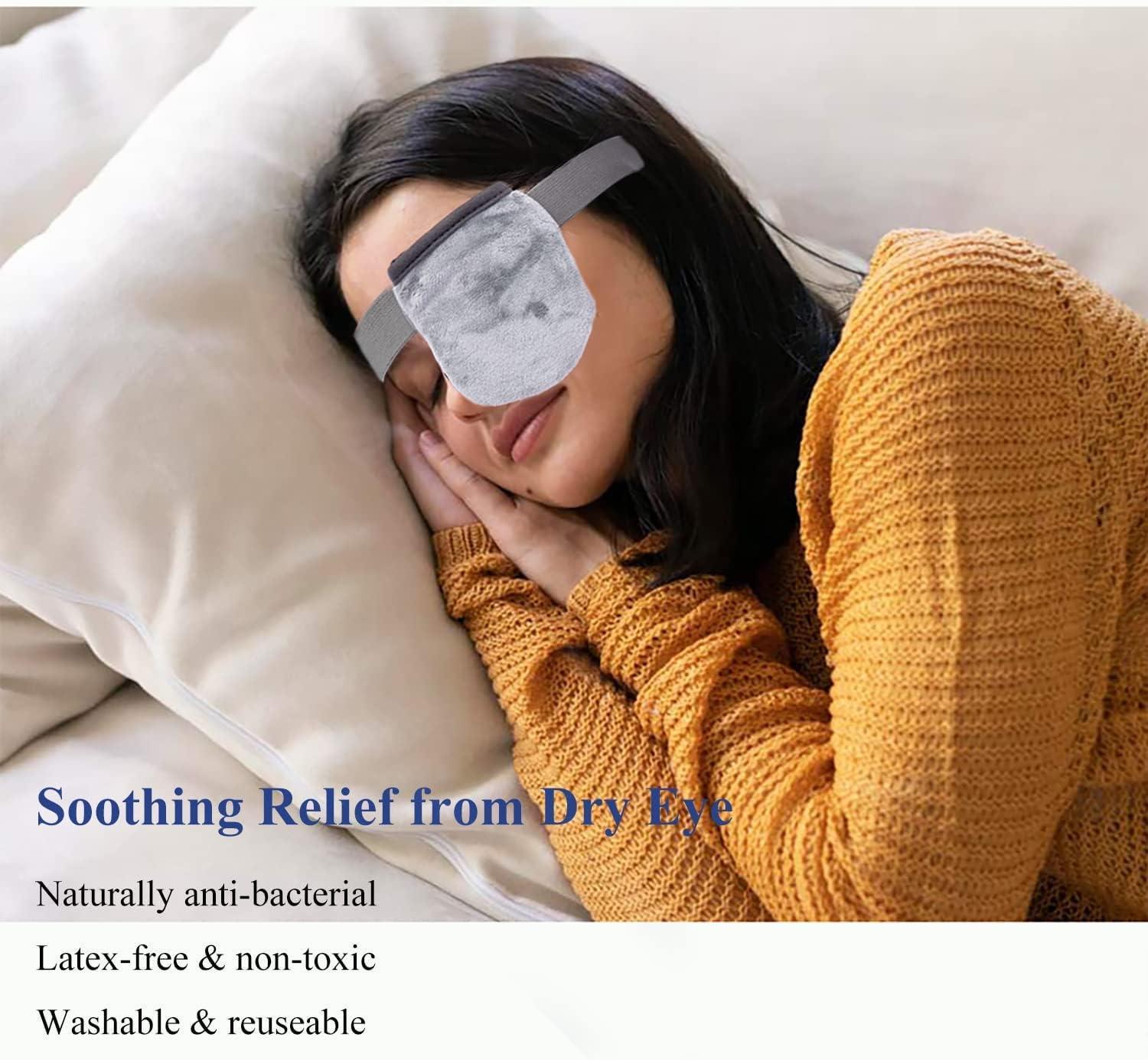 Single Moist Heat Eye Compress Pad Microwave Activated Eye Compress