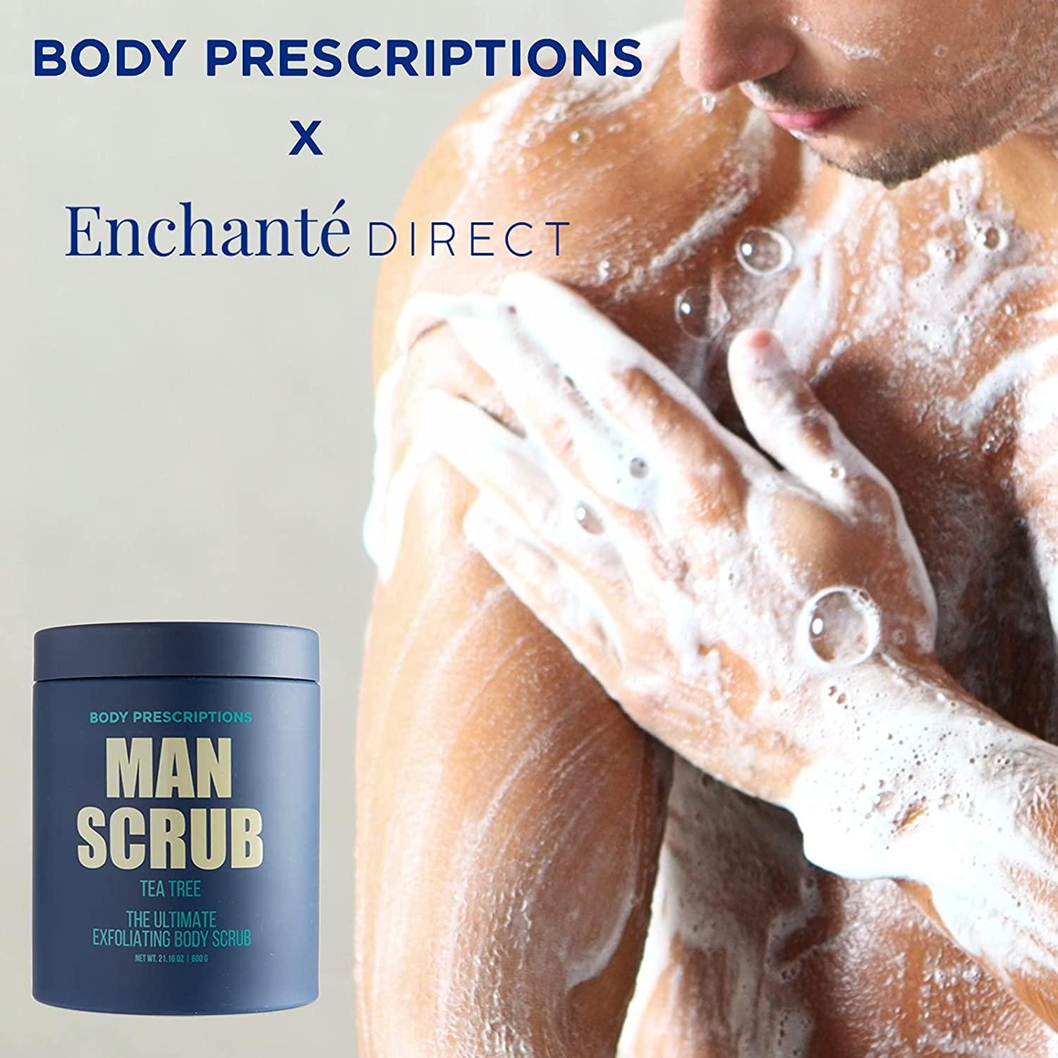 Body Prescriptions Men's Tea Tree Body Scrub Ultimate Exfoliating