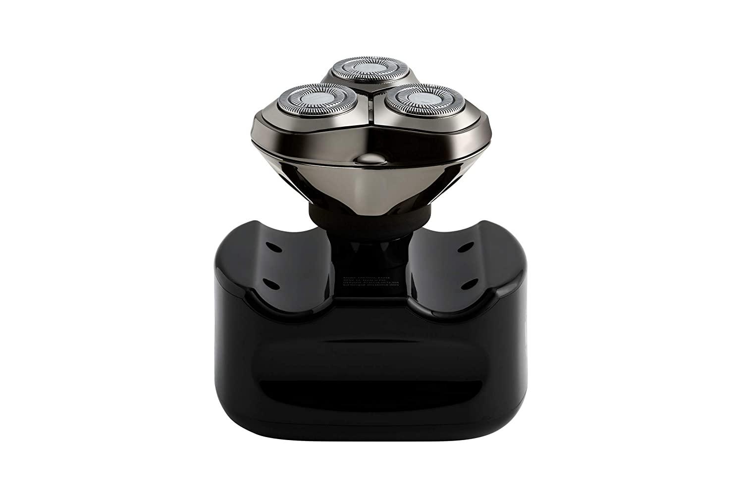 Skull Shaver Palm 3 Head Electric Razor - Smooth, Waterproof, Cordless ...