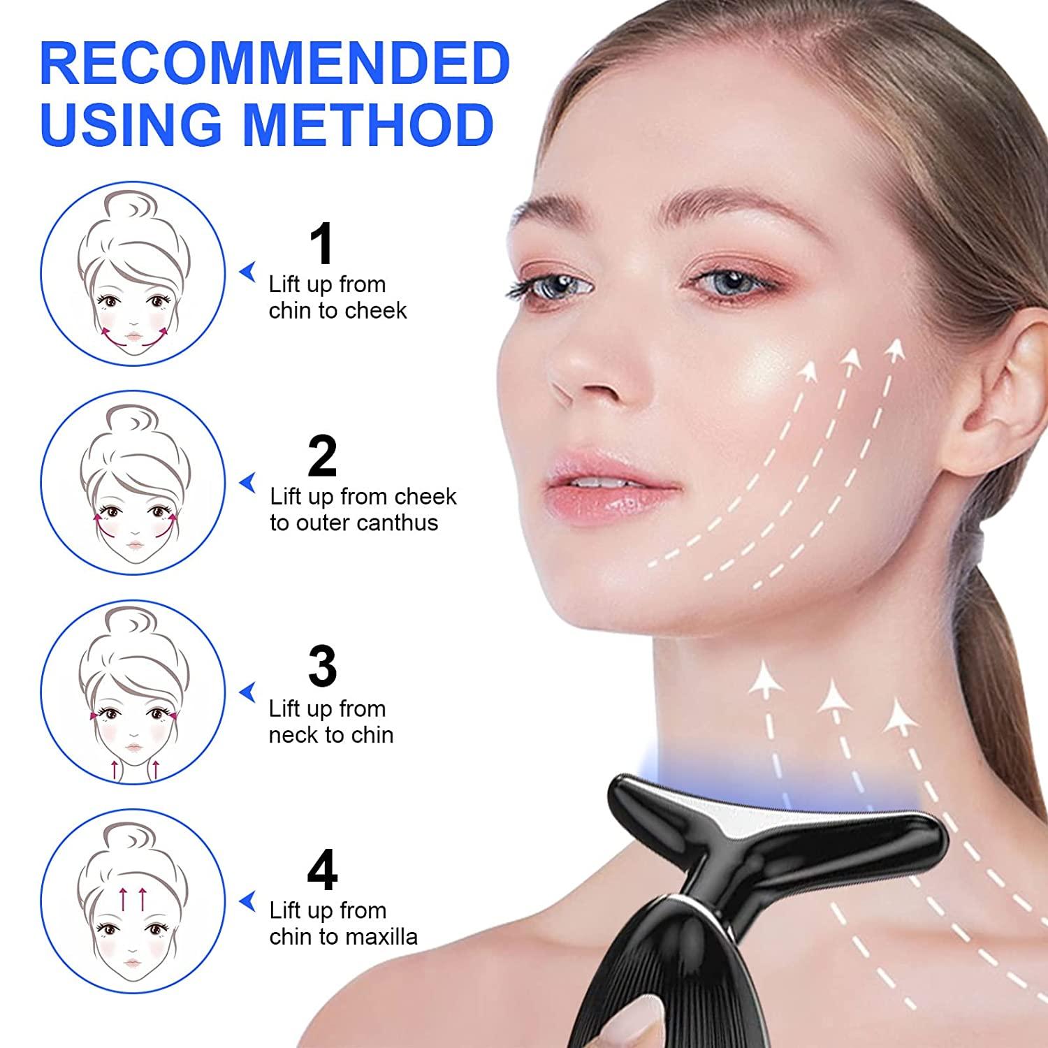 Dolphin-Black Face Neck Firming Device Double Chin Reducer