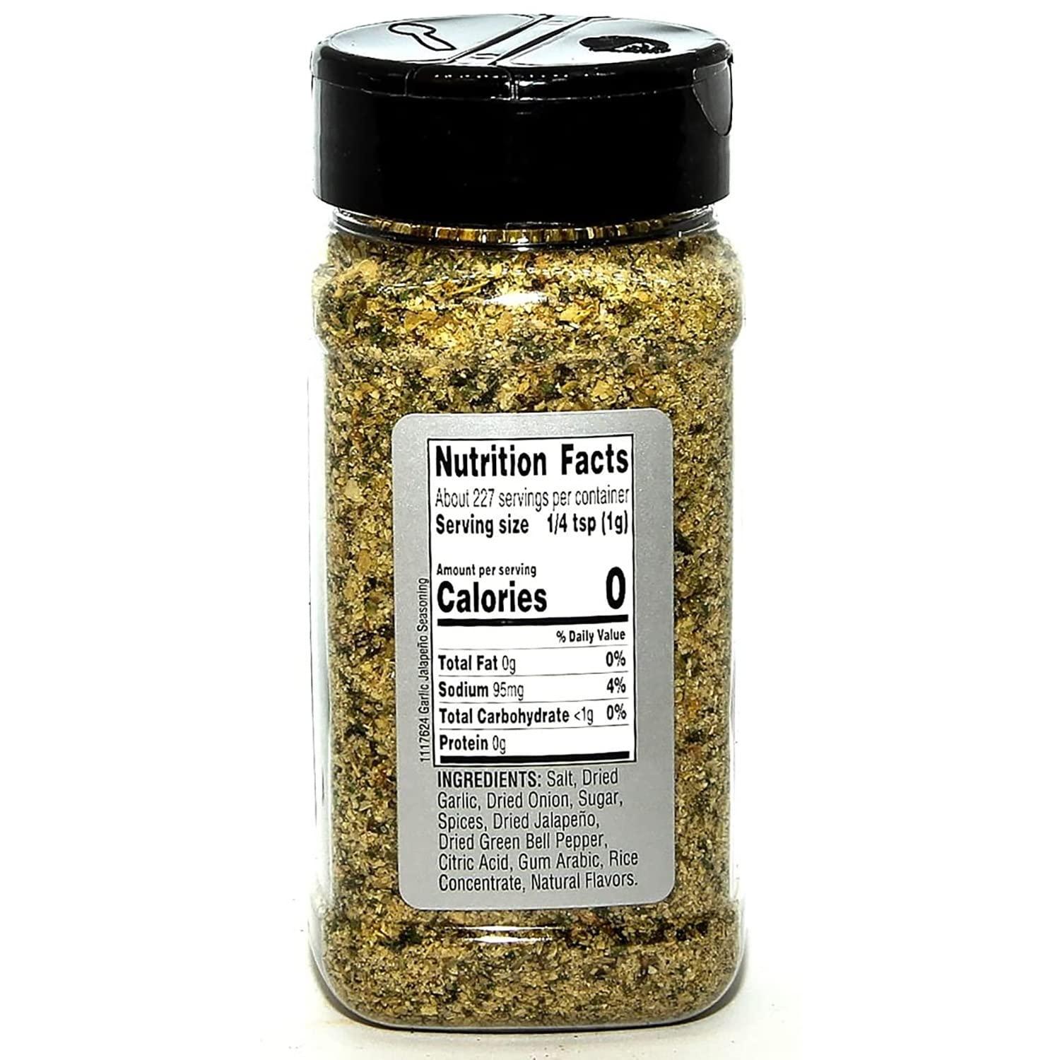 er Garlic Jalapeno Seasoning 8oz (2 Pack) 8 Ounce (Pack of 2)