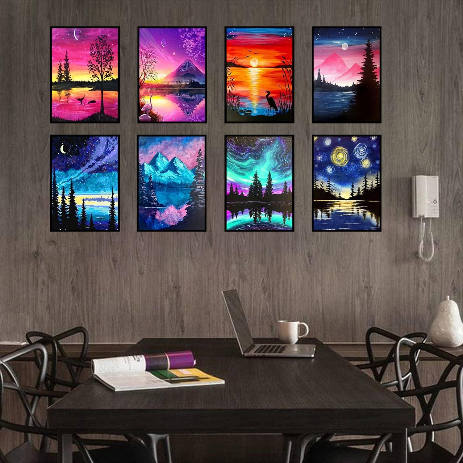 TINY FUN 12 Pack Diamond Painting Kits for Adults 5D Diamond Art Kit for  Beginners, DIY Paint with Round Full Drill Diamonds Paintings Gem Art for  Home Wall Decoration Gift (12X16 Inch