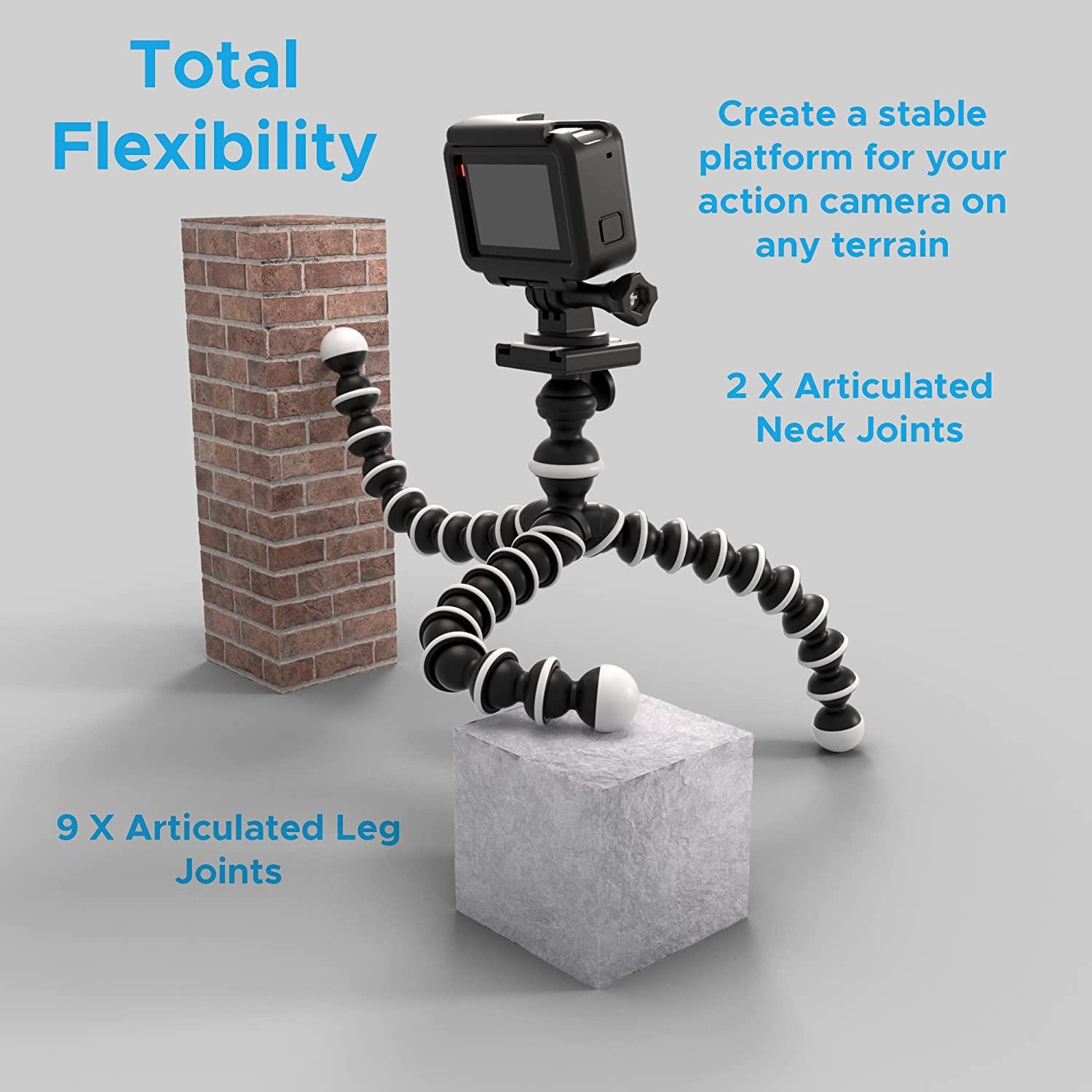 Flexible 8 Camera Tripod