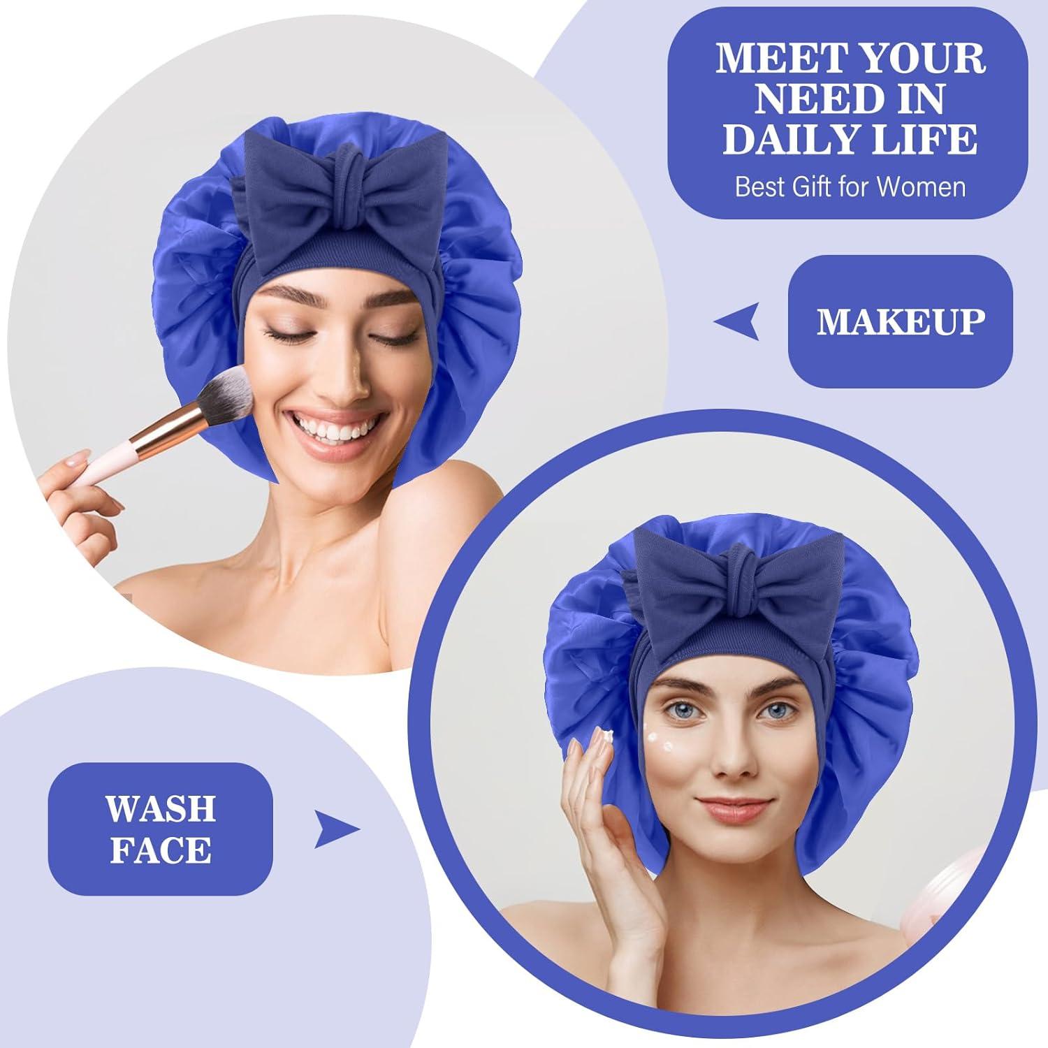 Night Cap Best Satin Cap For Curly Hair Abeillo Silk Sleep Bonnet