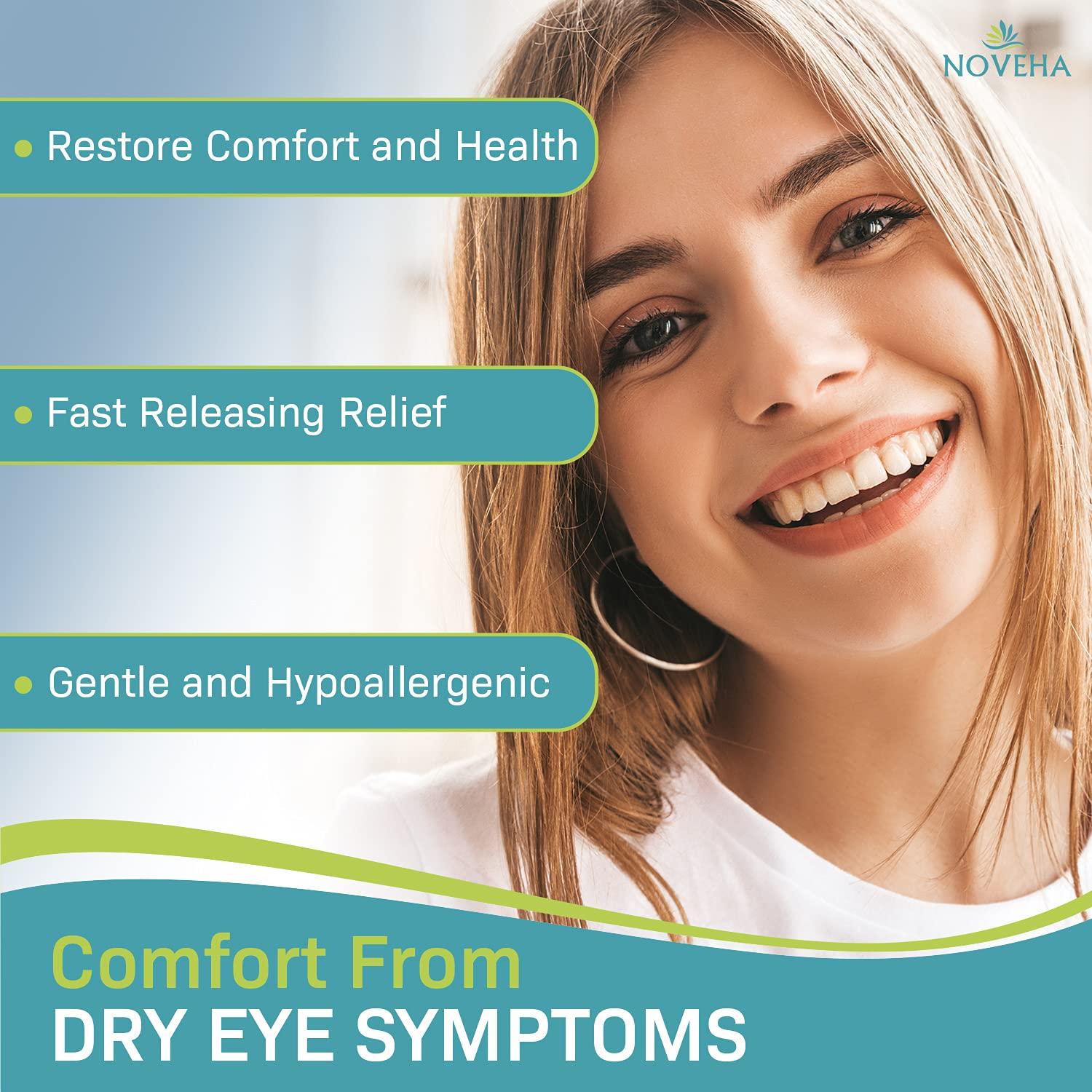 NOVEHA Eyelid & Lash Wipes For Itchy, Dry Eyes, Styes & Blepharitis
