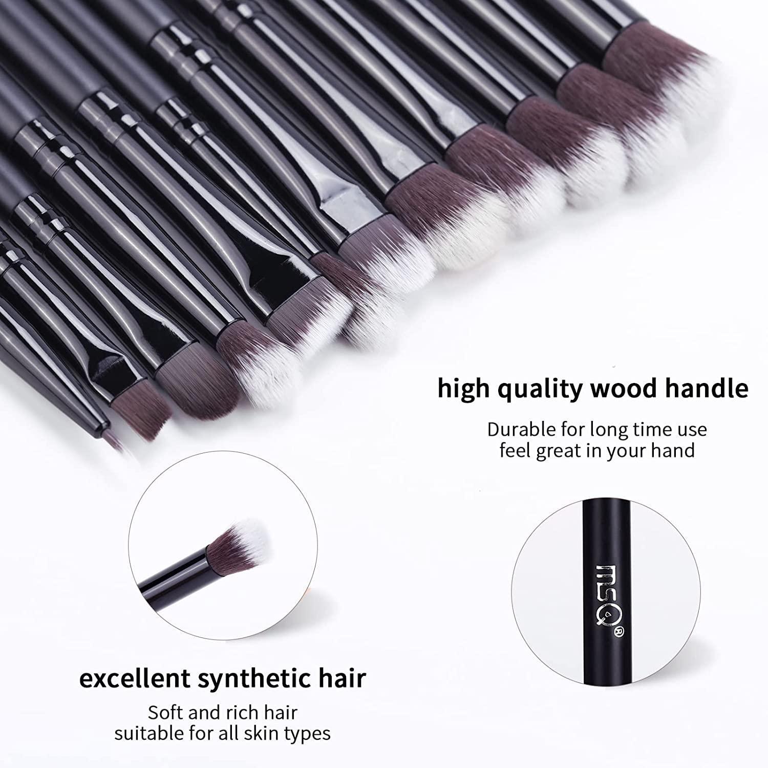 MSQ Eye Makeup Brushes 12pcs Eyeshadow Makeup Brushes Set with Soft