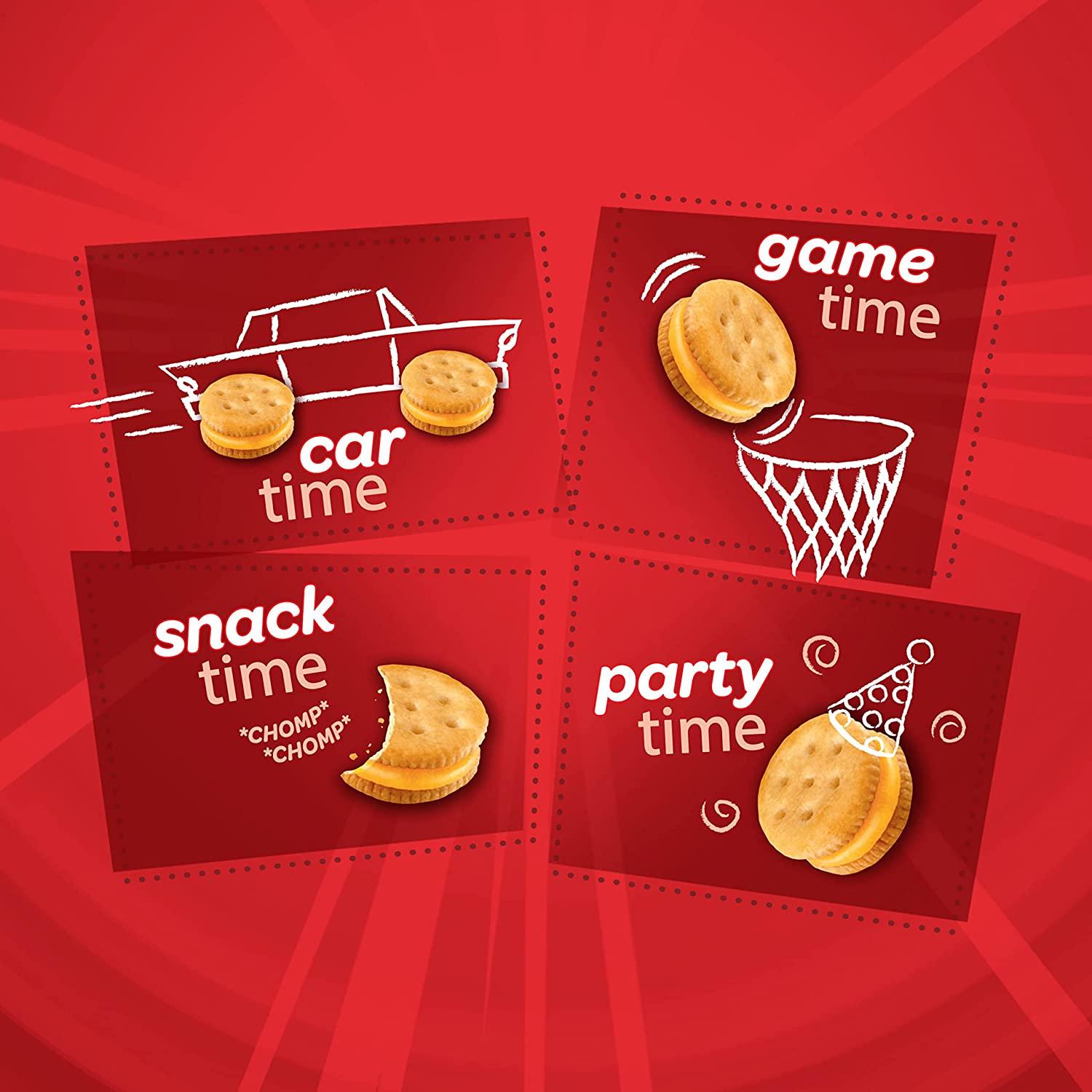 RITZ Cheese Sandwich Crackers 12 Packs of 1 oz Bits Buy Now