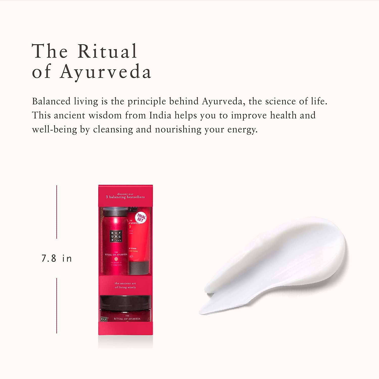 RITUALS Ayurveda Rebalancing Discovery Set with Indian Rose & Sweet Almond Oil Body Cream