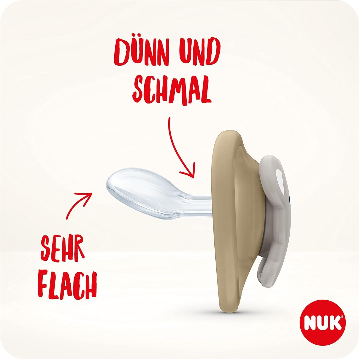 Buy NUK Space Pacifier | Extra Ventilation | BPA-Free Silicone | Zebra ...