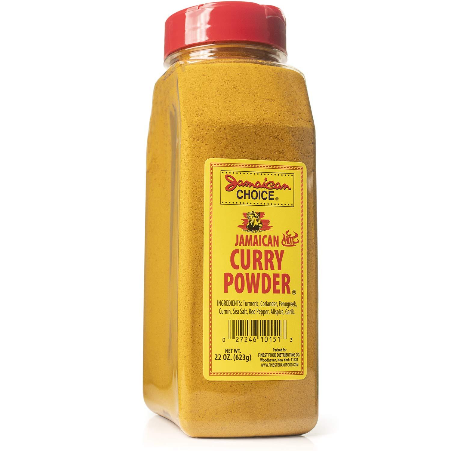 Jamaican Choice HOT Curry Powder, Kosher 22 Oz