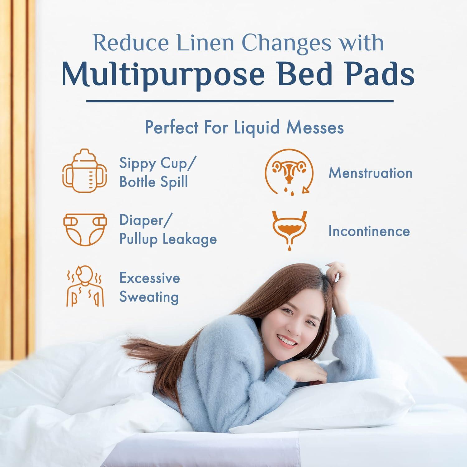 Absorbent Washable Incontinence Bed Sheet/Pad/Mattress Protection