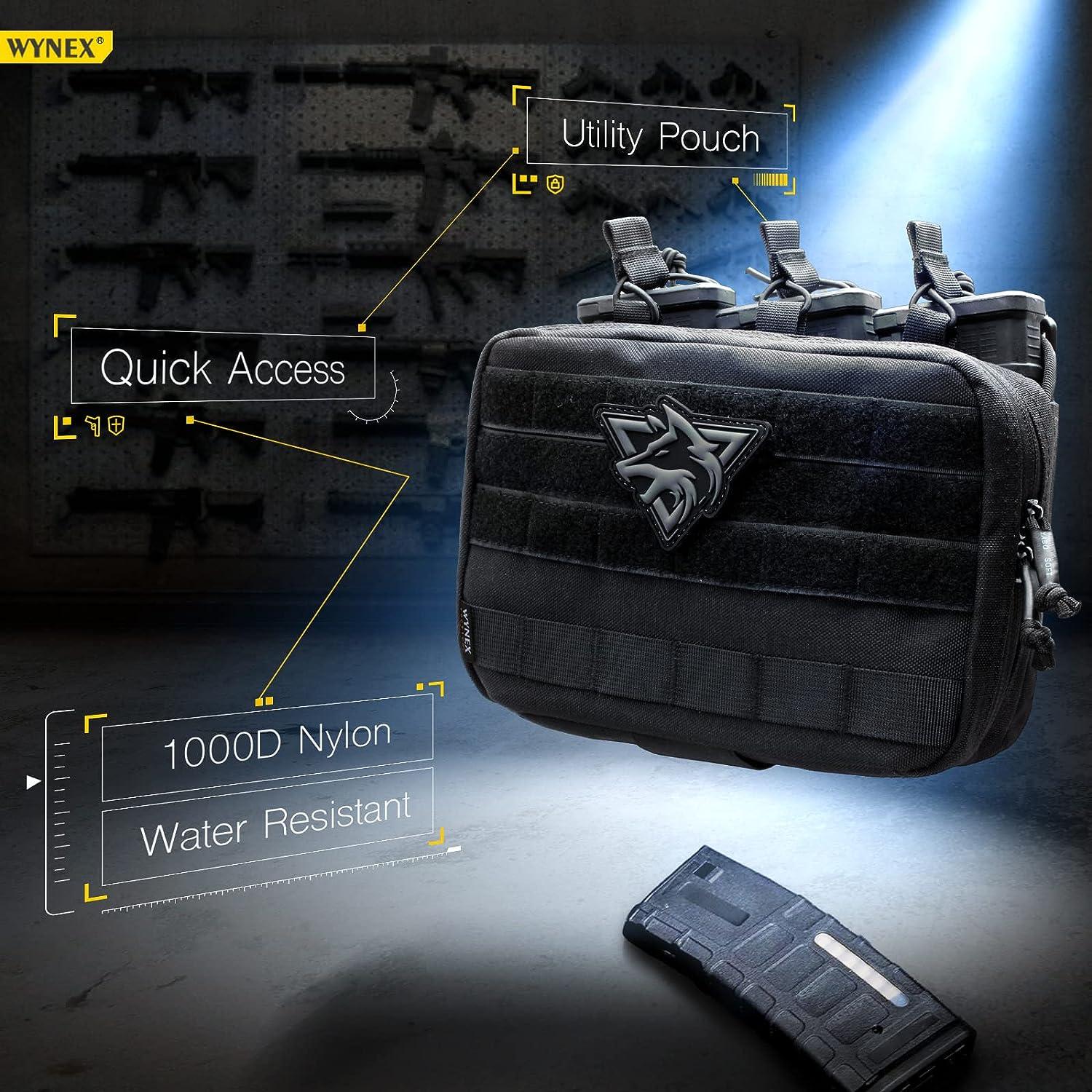 WYNEX Tactical Admin Molle Pouch, Medical EDC EMT Utility Bag Shell Design  Attachment Pouches Hiking Belt Bags in Bahrain