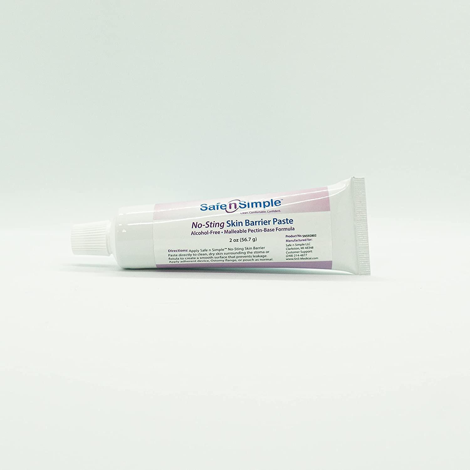 Safe n' Simple AlcoholFree Skin Barrier Ostomy Paste Malleable Pectin