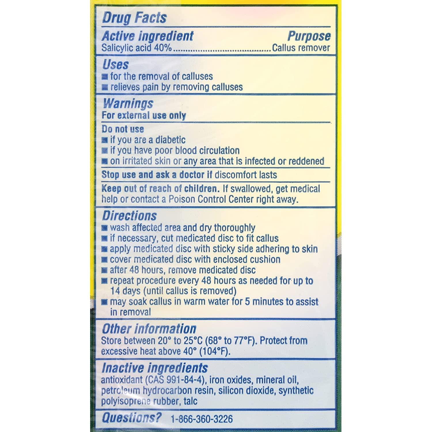 Dr. Scholl's Callus Removers Extra Thick 4 Pads Pack of 6