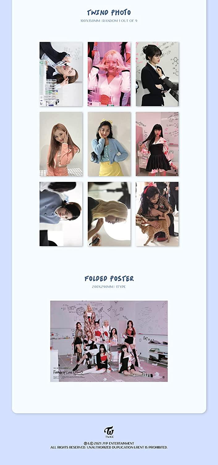 JYP Ent. Twice - Formula of Love: O+T=3 Full Set ver. (The 3rd Full