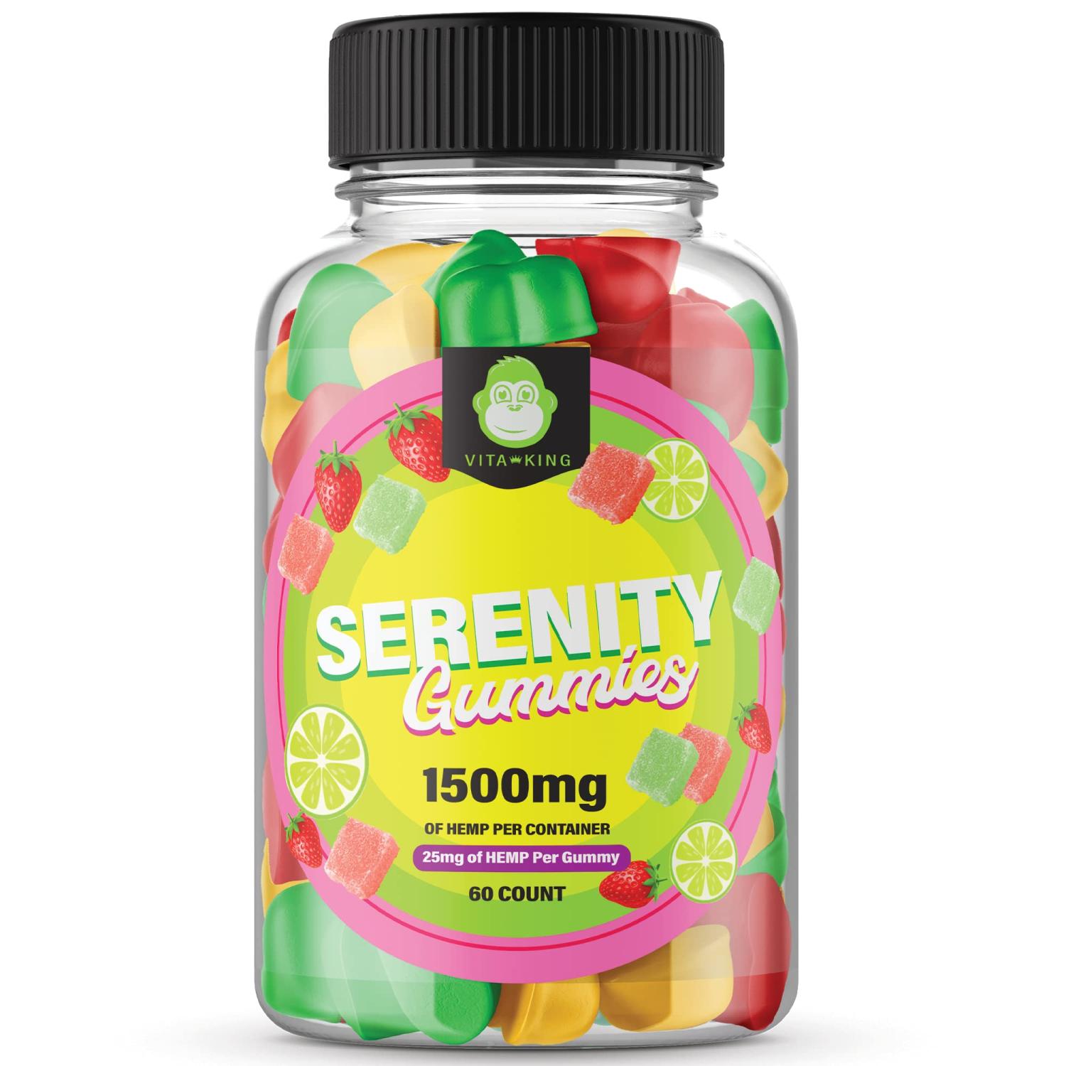 Green Ape Serenity Gummies 1500mg Extra Strength (60 Gummies)
