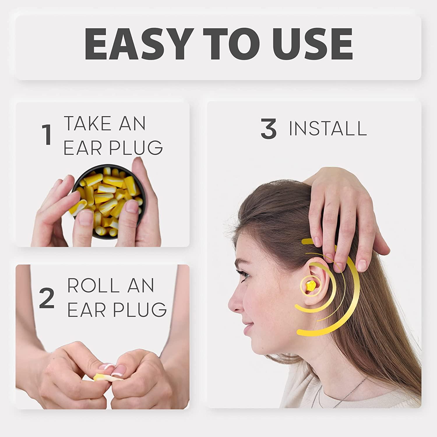 PQ Wax Ear Plugs for Sleep - 15 Silicone Wax Earplugs for Sleeping