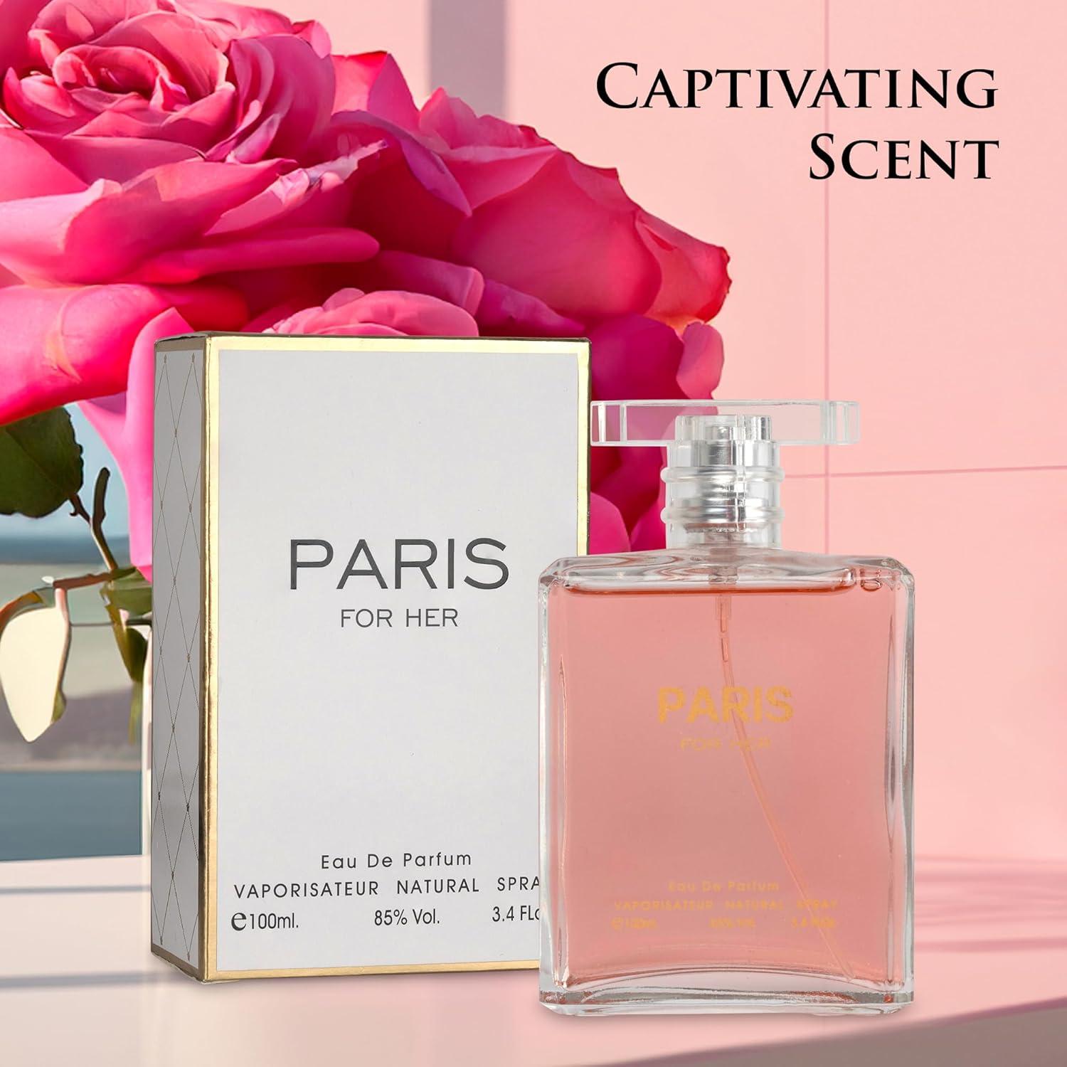 NovoGlow Paris For Her Eau de Parfum Spray Perfume Fragrance For