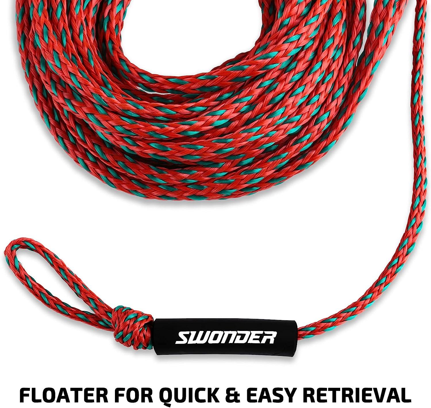 Swonder 2Section Tow Ropes for Tubing 14 Rider 60FT Premium