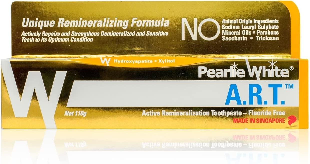 Pearlie White Active Remineralization Fluoride Free Toothpaste 3.8oz