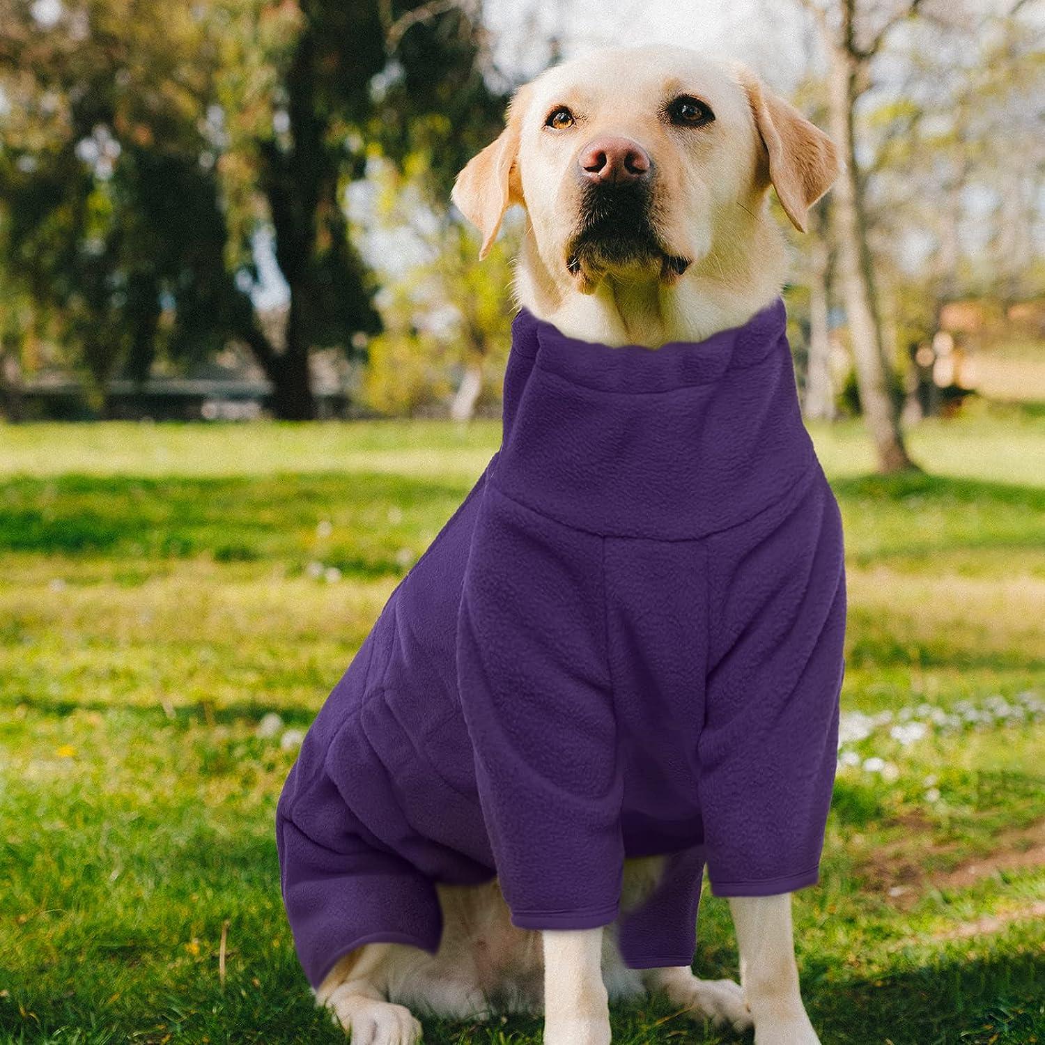 ROZKITCH Dog Winter Coat Soft Fleece Pullover Pajamas Pet