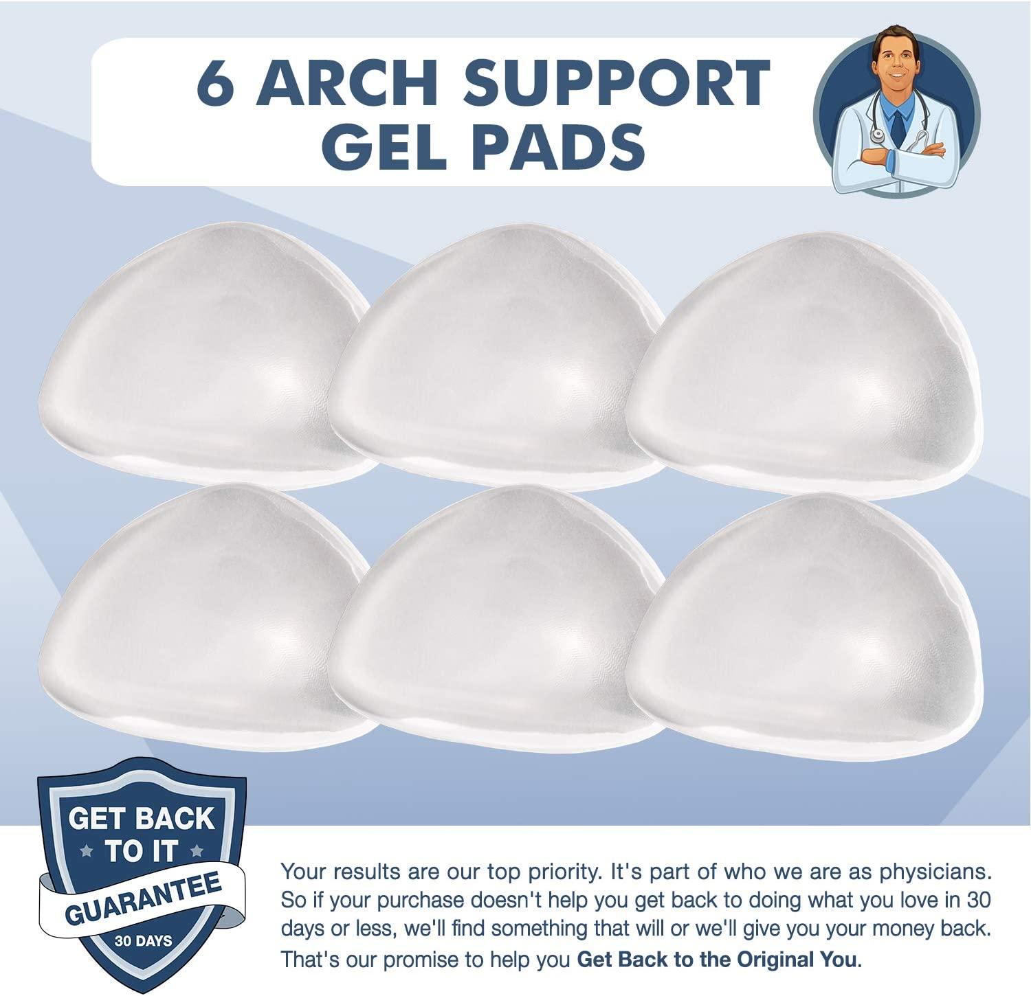 Dr. Frederick's Original Peel & Stick Foot Arch Support Gel Pads 6
