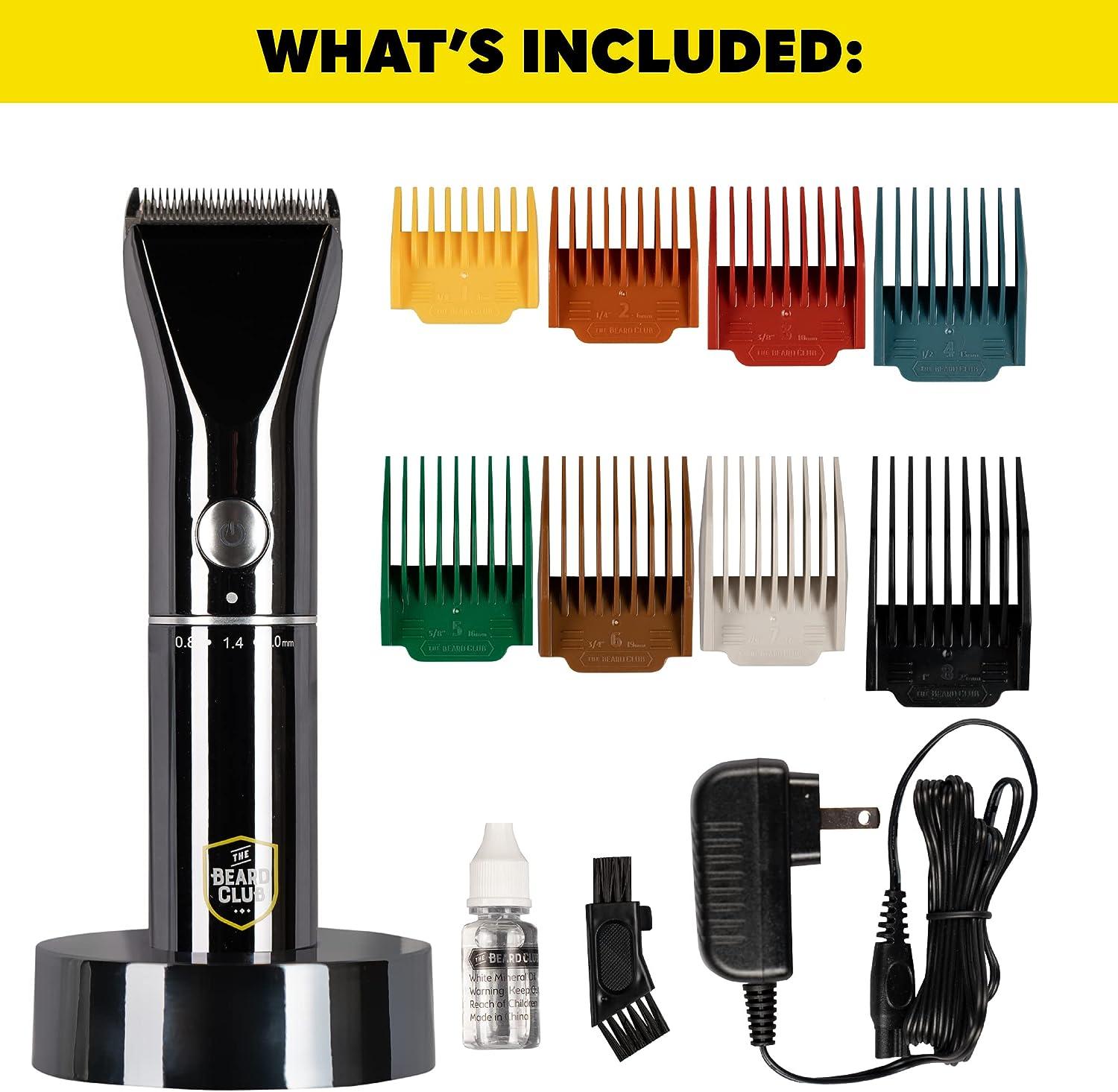 Beard Club PT45 Beard Trimmer for Men Electric Cordless Rechargeable Beard & Hair Trimmer