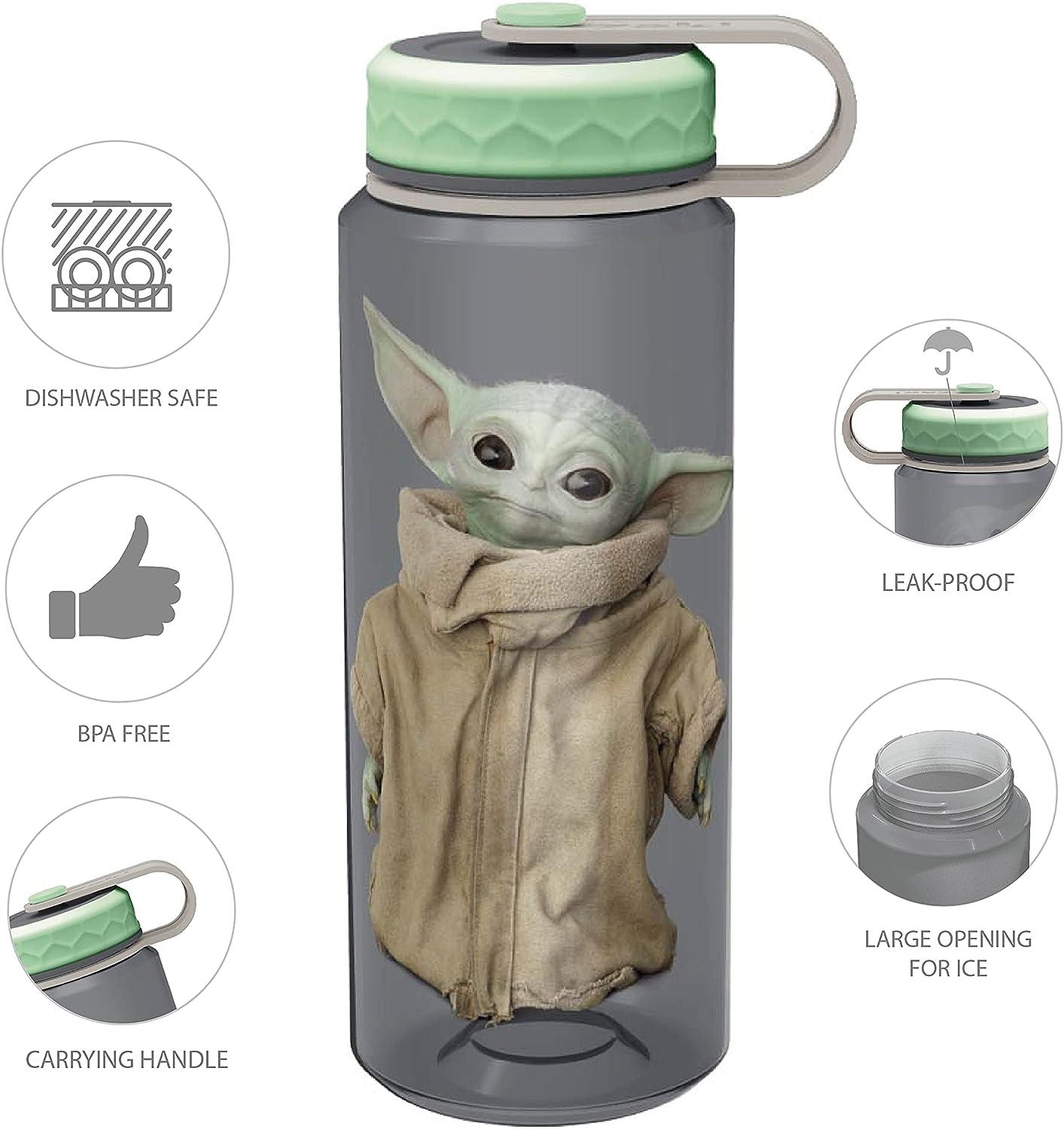 Zak Designs Star Wars Mandalorian Baby Yoda The Child Kids Water
