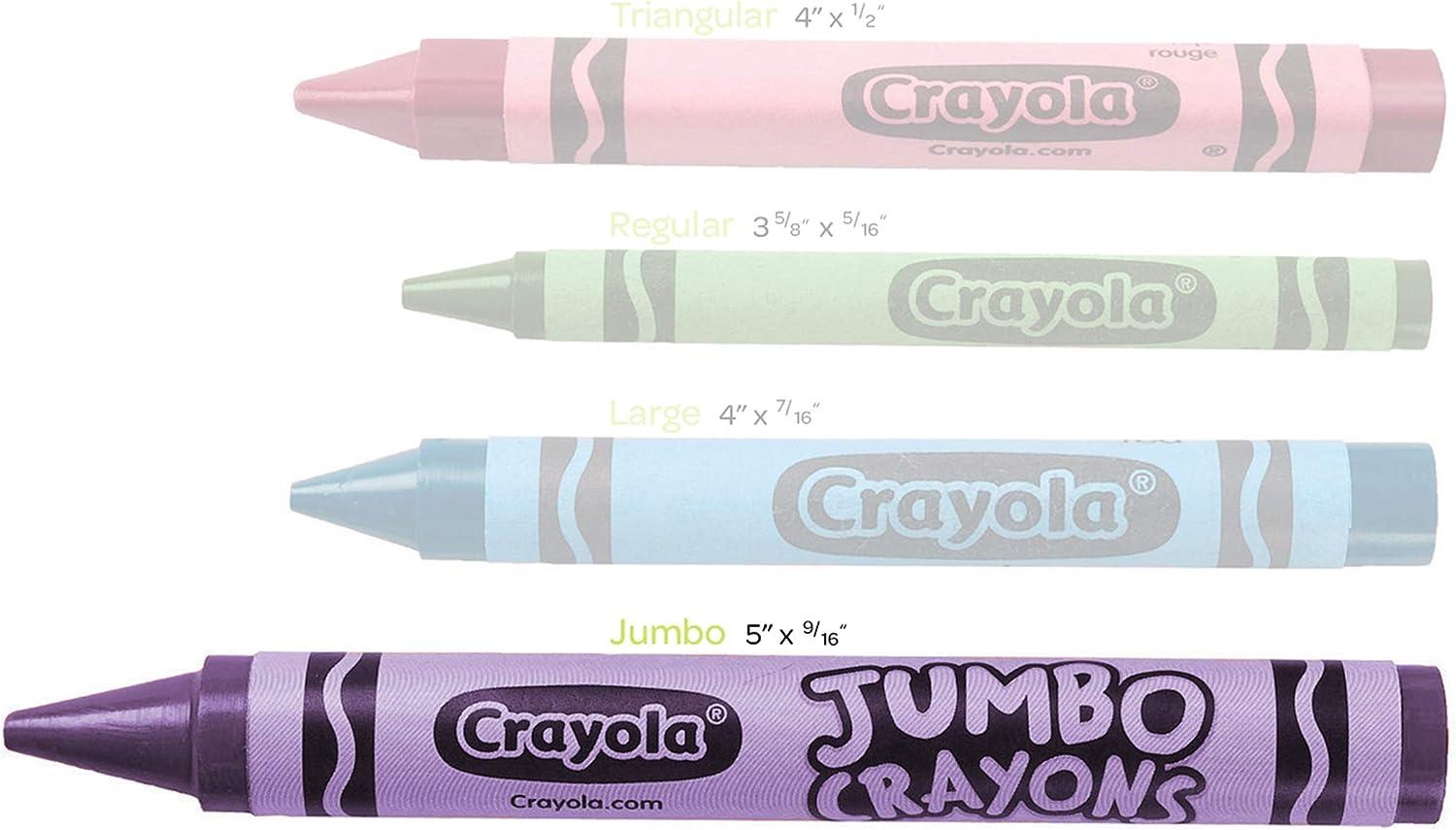 Crayola Jumbo Crayons 8 Toddler Crayons Assorted Colors Buy Now