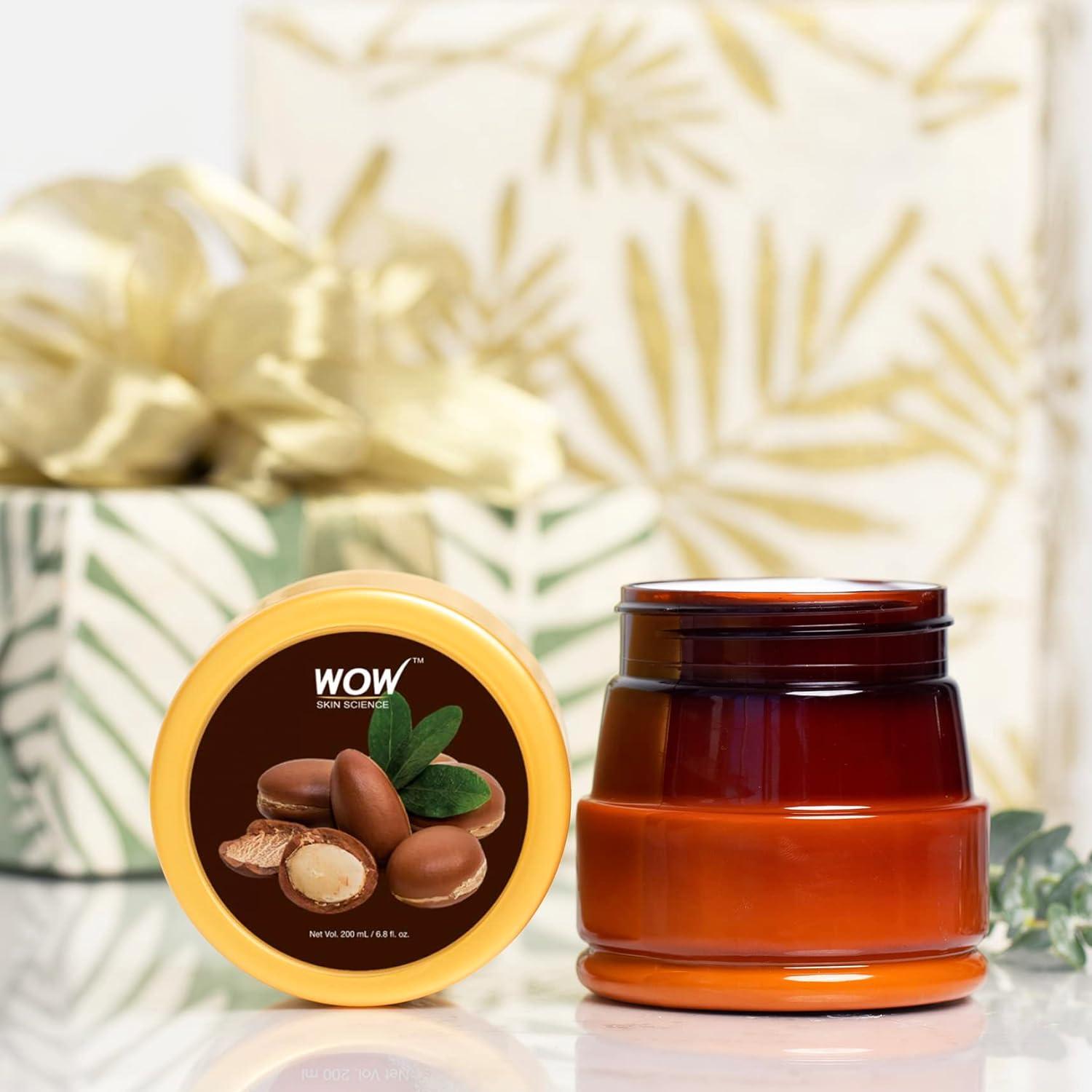 WOW Skin Science Moroccan Argan Oil with Soy Amino Acids Hair Mask Deep