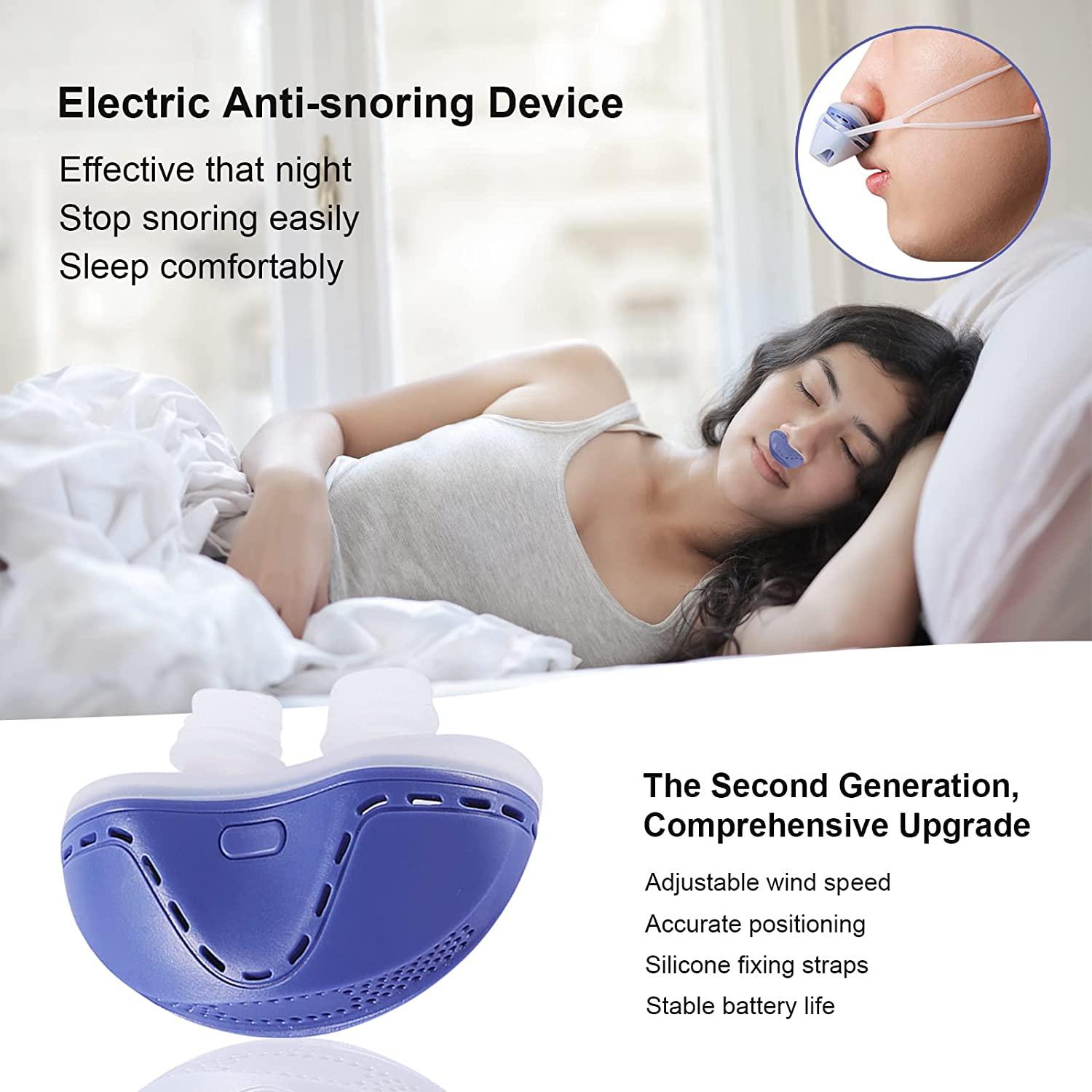 Adjustable Electric AntiSnoring Device with Double Eddy Current