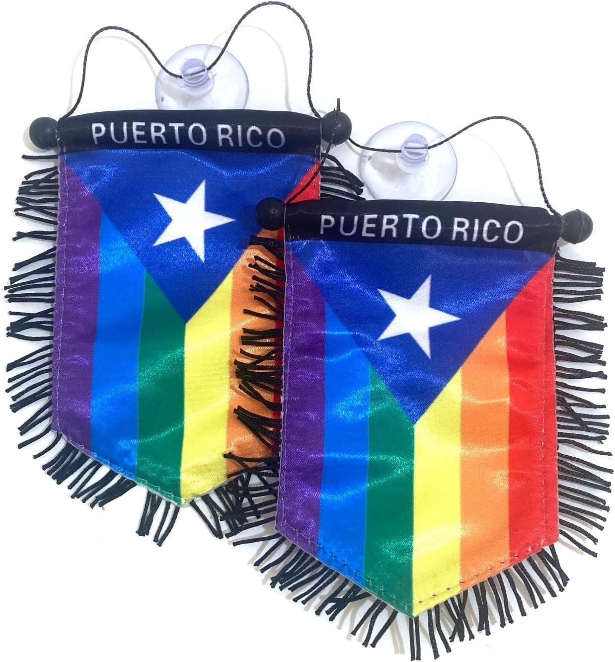 Puerto Rico LGBT Car Flag - Show Your Pride on the Go! | Buy Now with ...