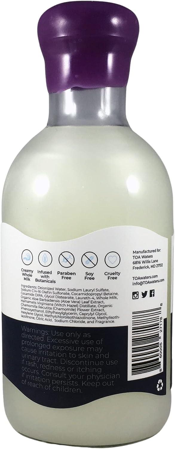 After Midnight Milk Bubble Bath Dark Spices & Citrus Zest by TOA Waters Creamy Milk Bubble