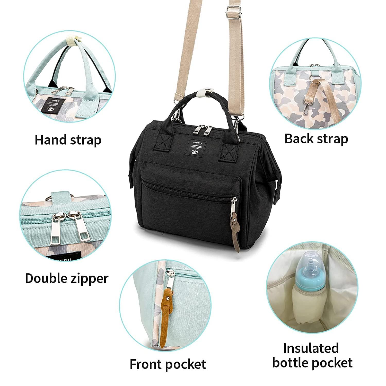 Buy HANDCUFFS Diaper Tote Bag Leather Mummy Bags Waterproof Travel Nappy  Totes Baby Care Bag Diaper Bag Online at Best Prices in India - JioMart.