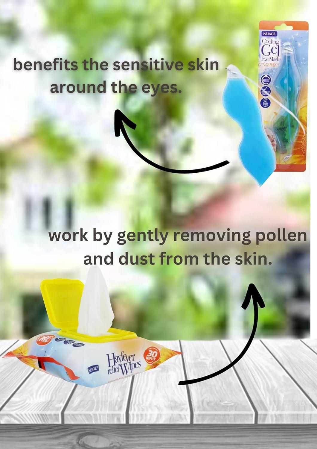 Allergy Relief Nuage Hayfever Set Hayfever Wipes Nuage Face Mist