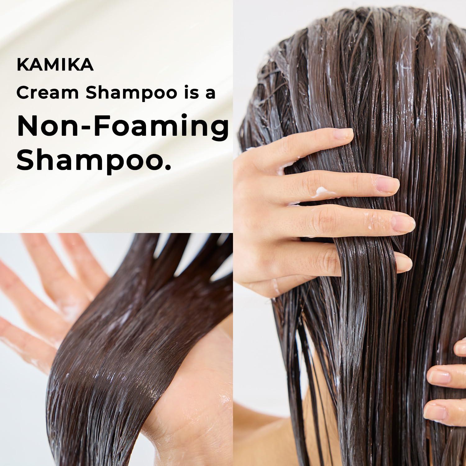 ＜KAMIKA＞CREAM CHAMPOO KAMIKA Cream Shampoo - Japanese Luxury All-in-One Shampoo