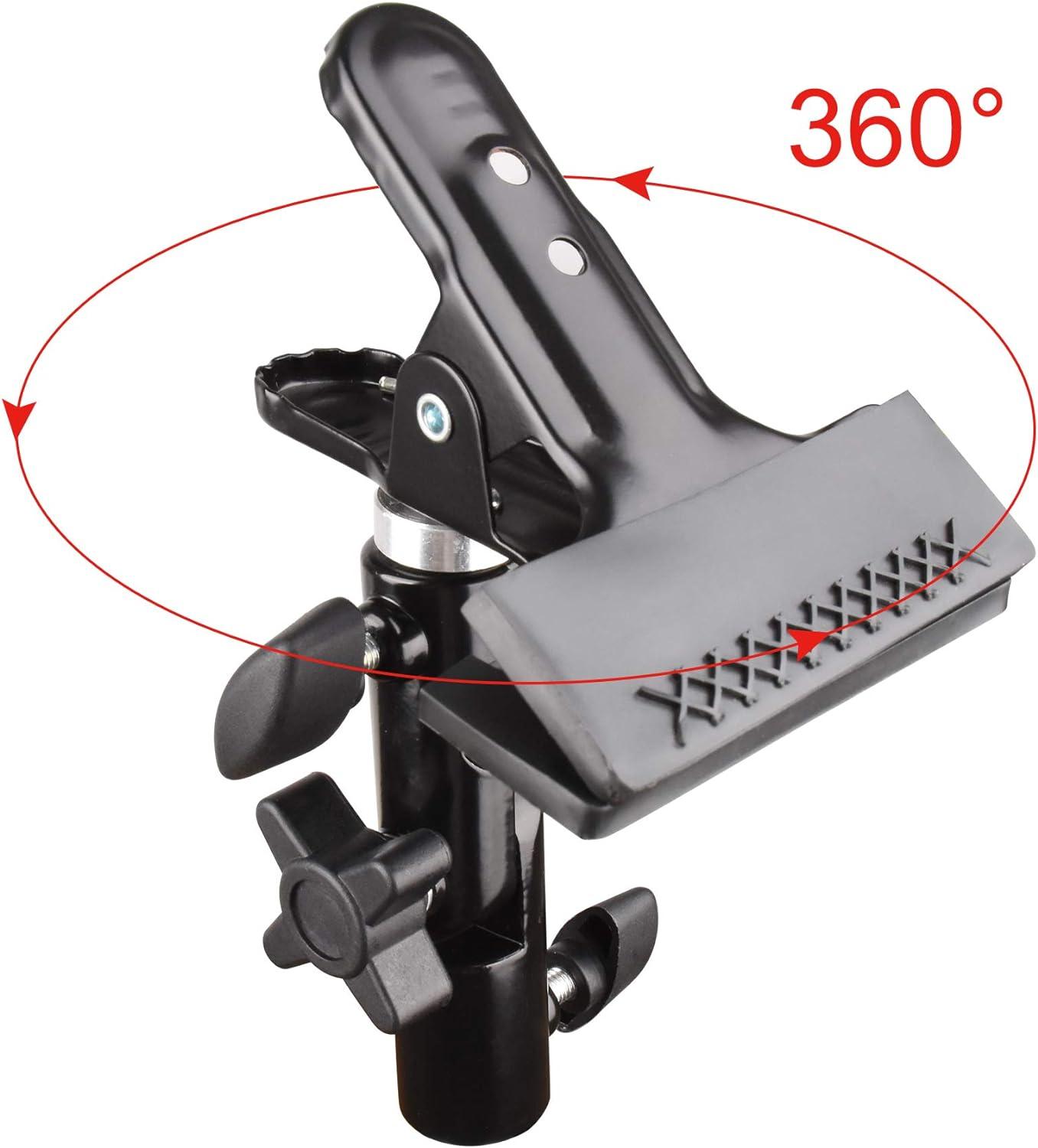 EMART Photography Reflector Holder for Light Stand Photo Video Studio Heavy Duty Metal Clamp