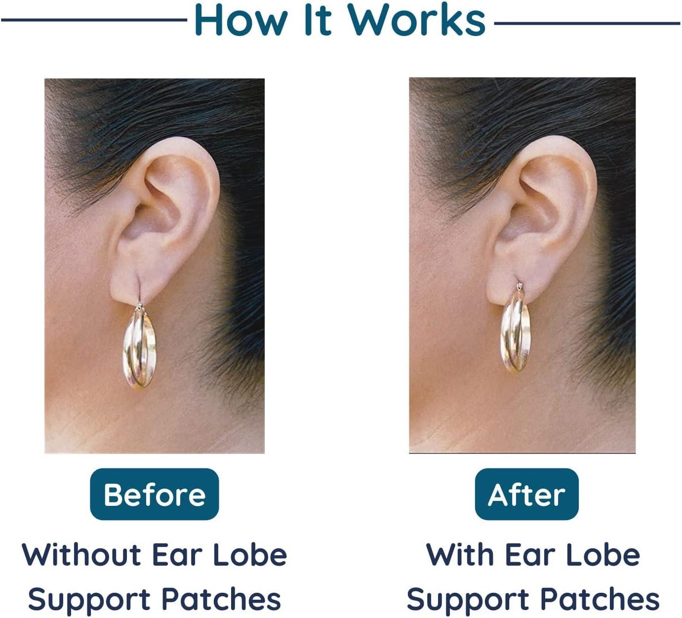 100 Patches Invisible Ear Lift For Ear Lobe Support Tape Perfect For  Stretched Ear Lobes And Relieve Strain From Heavy Earrings - AliExpress